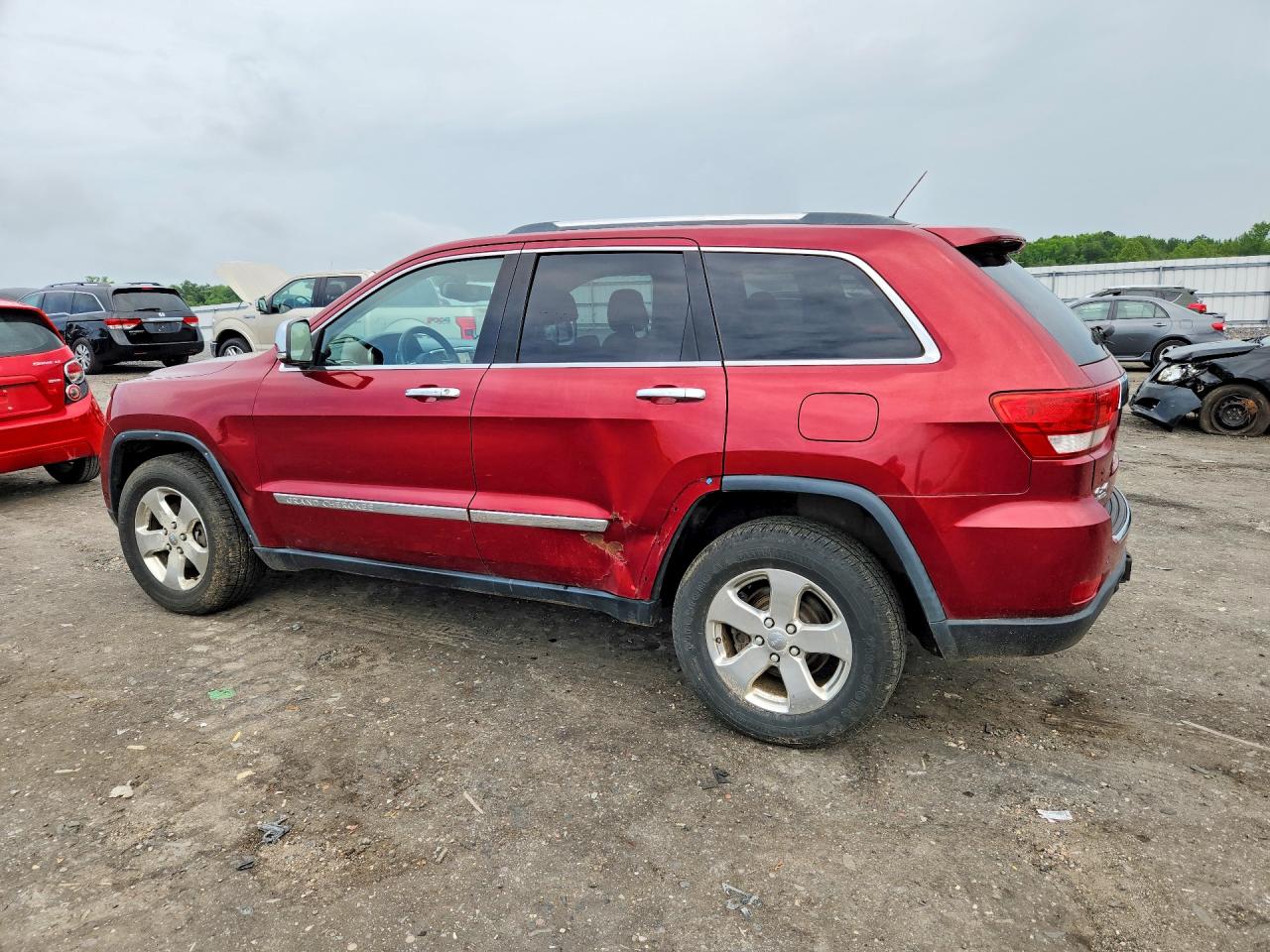 2012 Jeep Grand Cherokee Limited Красный vin: 1C4RJFBG4CC324962
