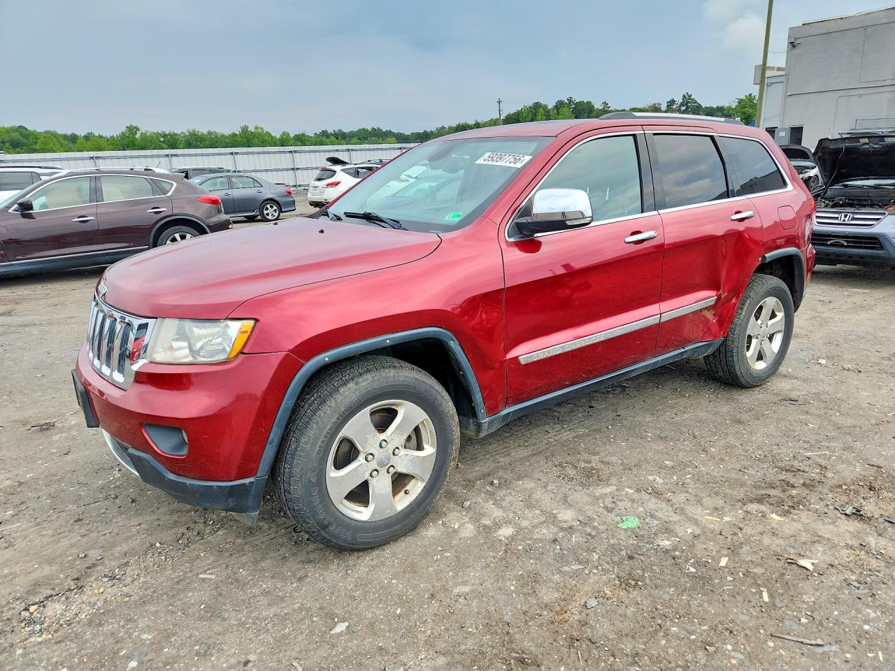 2012 Jeep Grand Cherokee Limited Red vin: 1C4RJFBG4CC324962