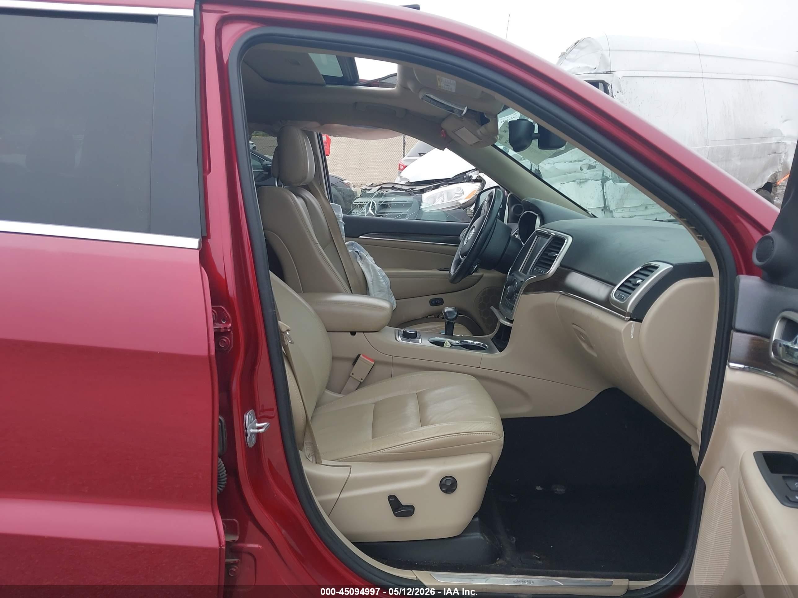 2014 Jeep Grand Cherokee Limited Red vin: 1C4RJFBG4EC112694
