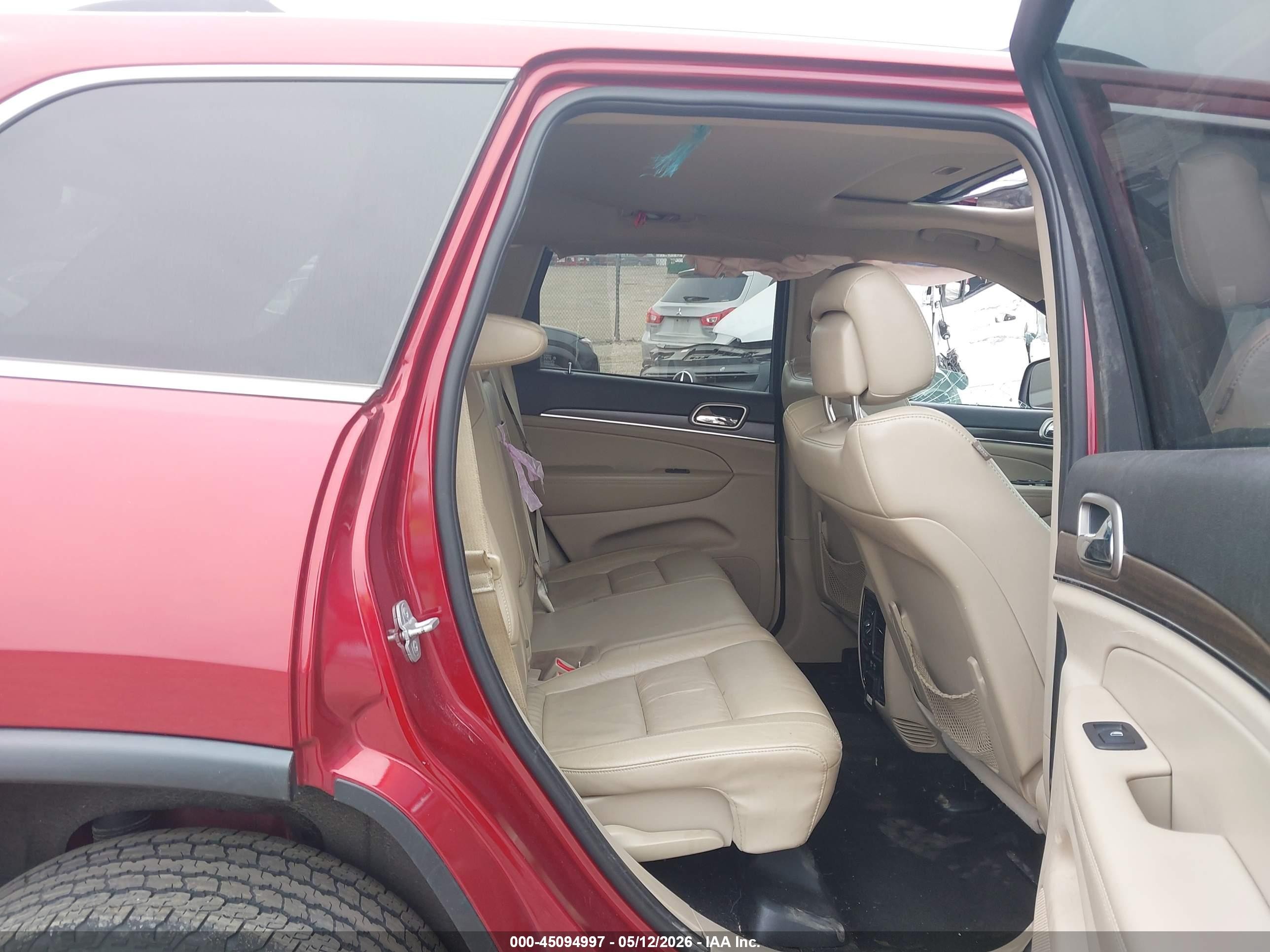 2014 Jeep Grand Cherokee Limited Red vin: 1C4RJFBG4EC112694