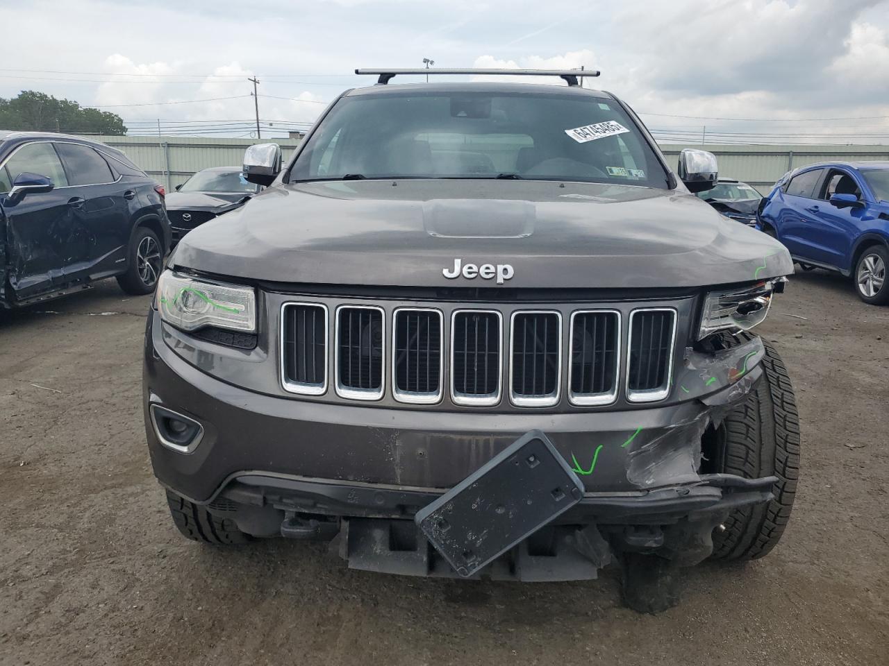 2014 Jeep Grand Cherokee Limited Gray vin: 1C4RJFBG4EC189954