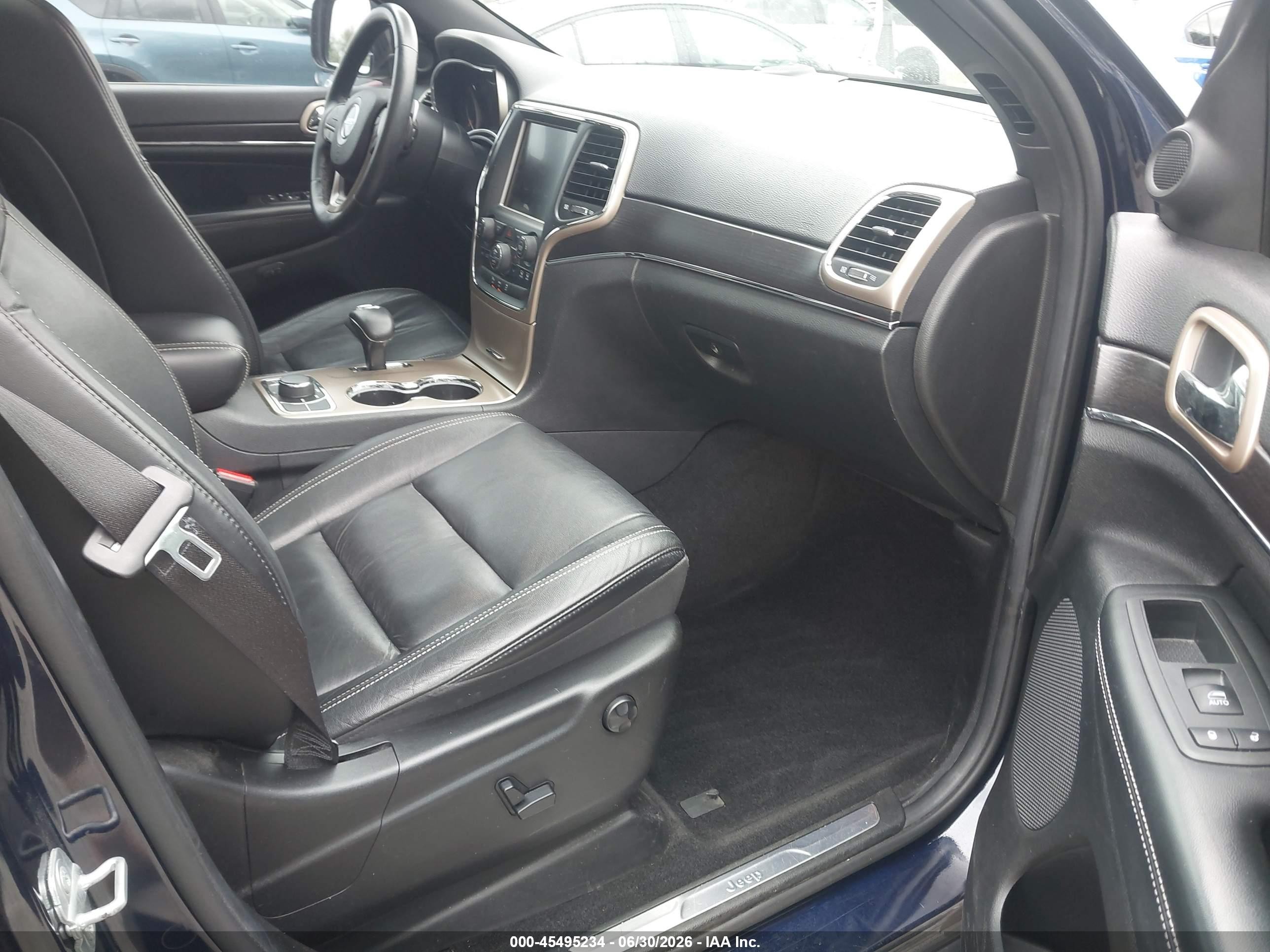 2014 Jeep Grand Cherokee Limited Blue vin: 1C4RJFBG4EC197231