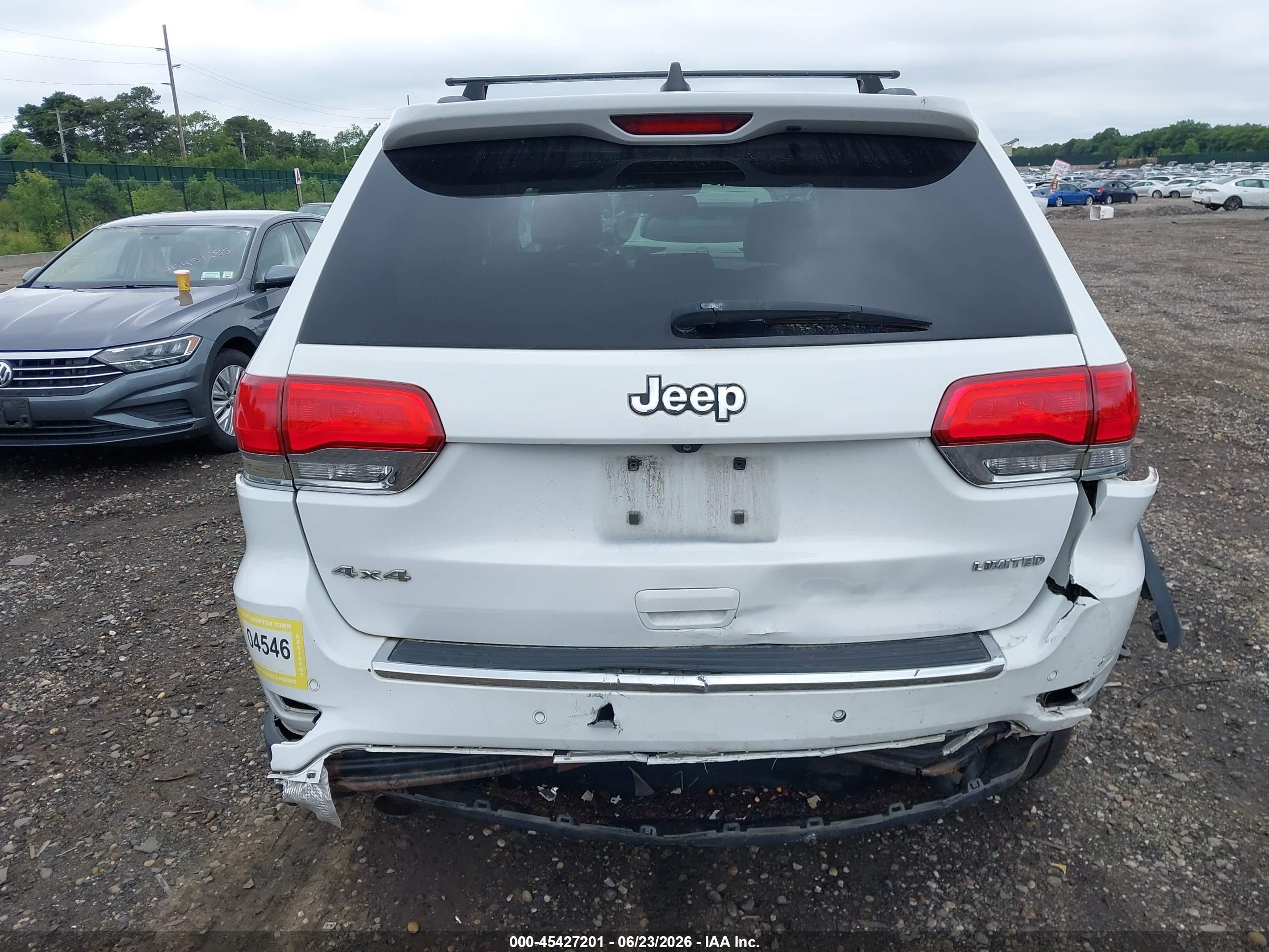 2014 Jeep Grand Cherokee Limited Белый vin: 1C4RJFBG4EC200676