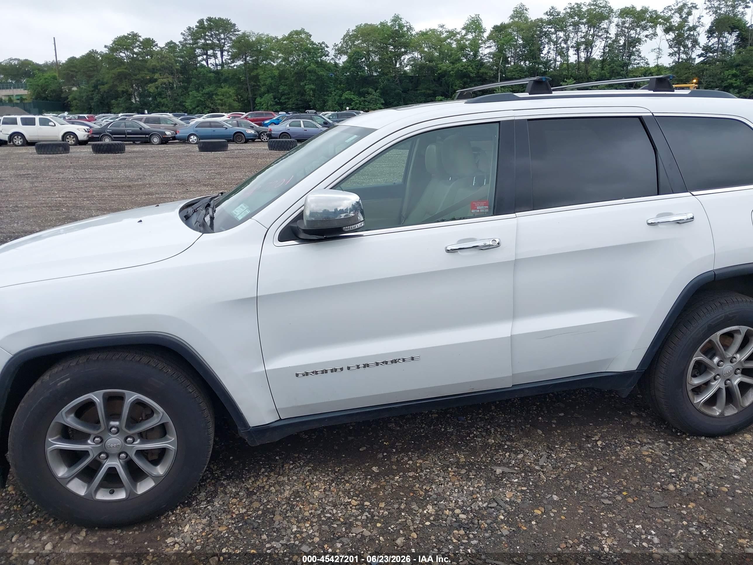 2014 Jeep Grand Cherokee Limited Белый vin: 1C4RJFBG4EC200676