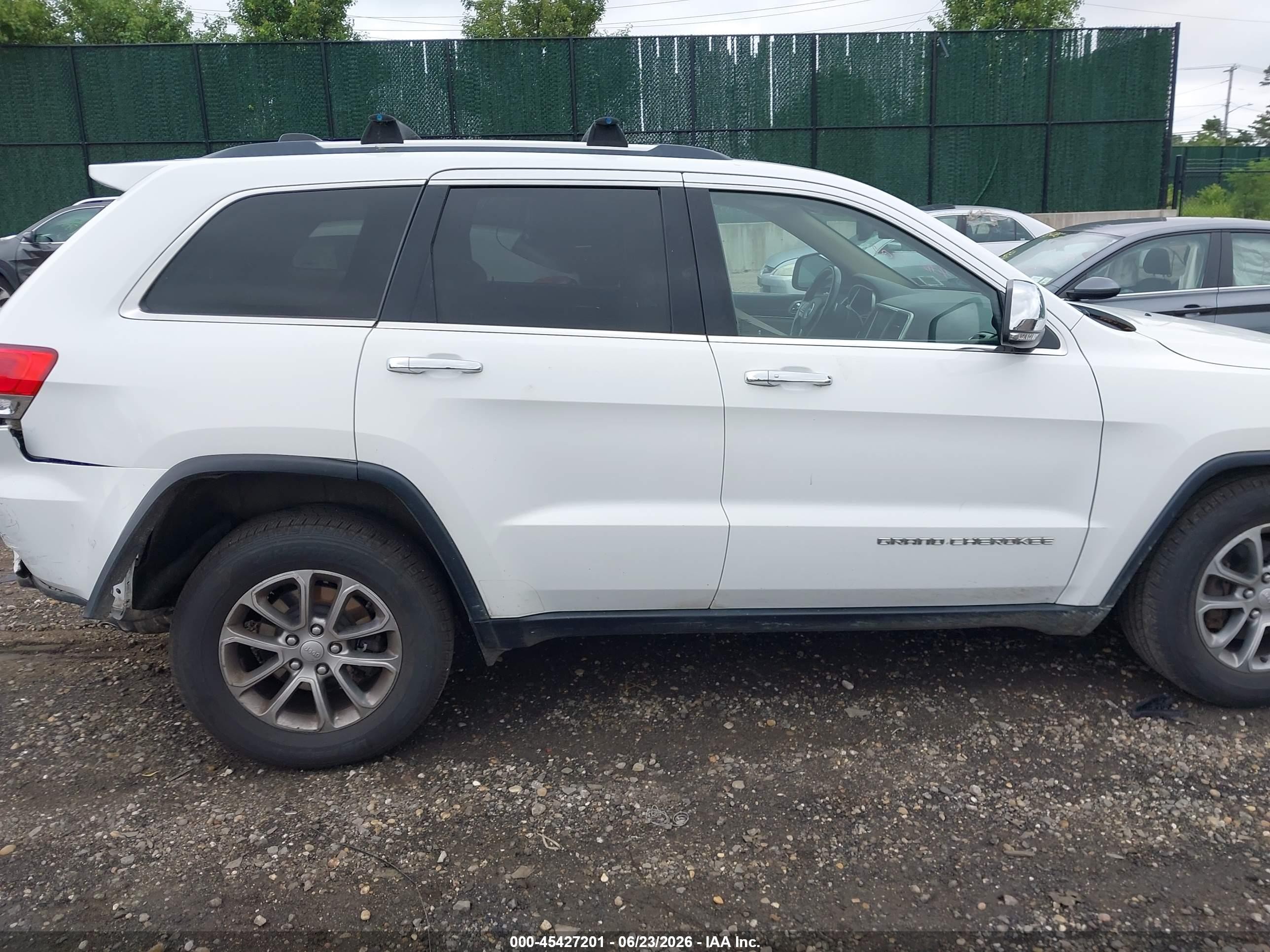 2014 Jeep Grand Cherokee Limited Белый vin: 1C4RJFBG4EC200676