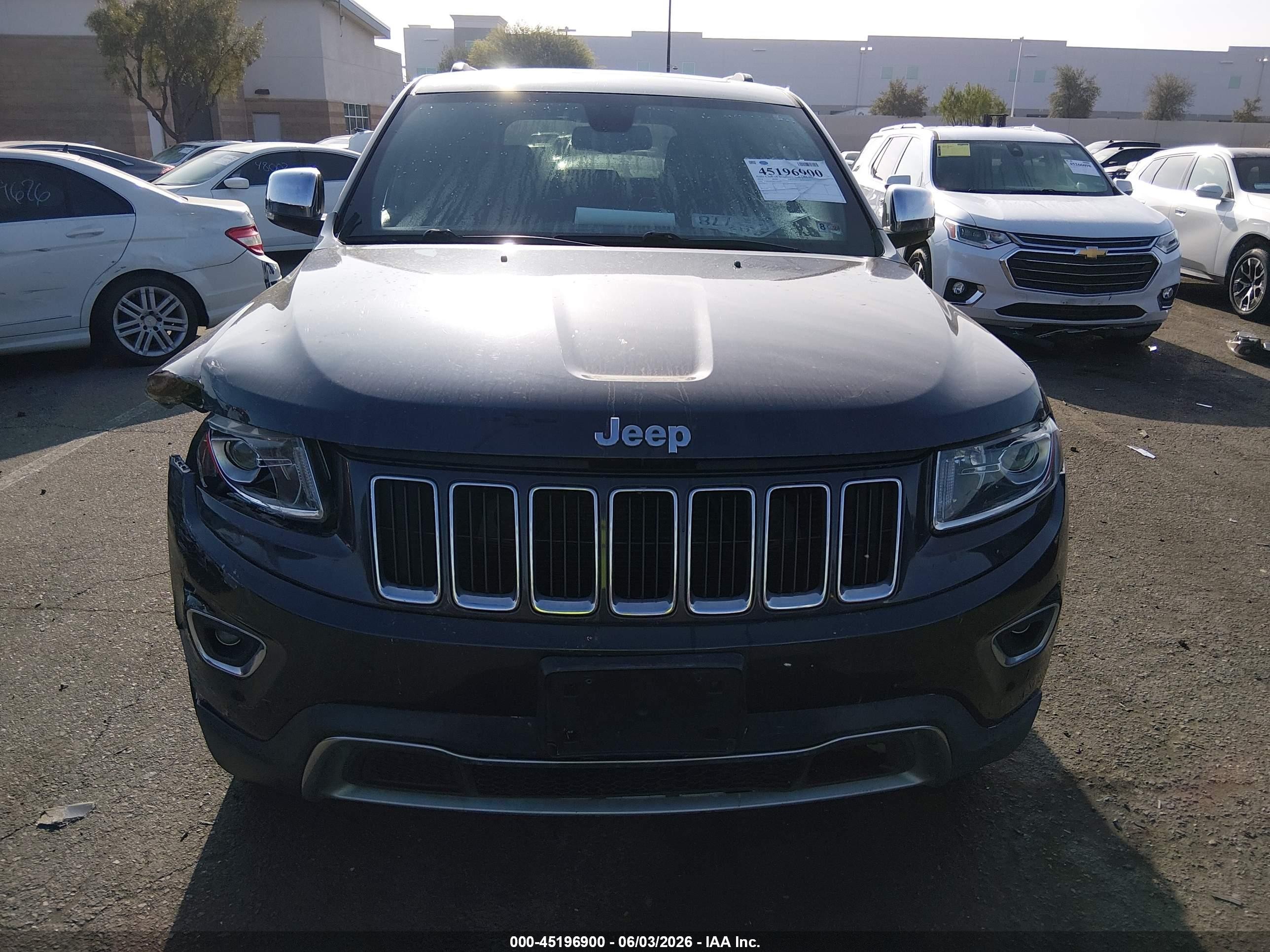 2014 Jeep Grand Cherokee Limited Black vin: 1C4RJFBG4EC219549