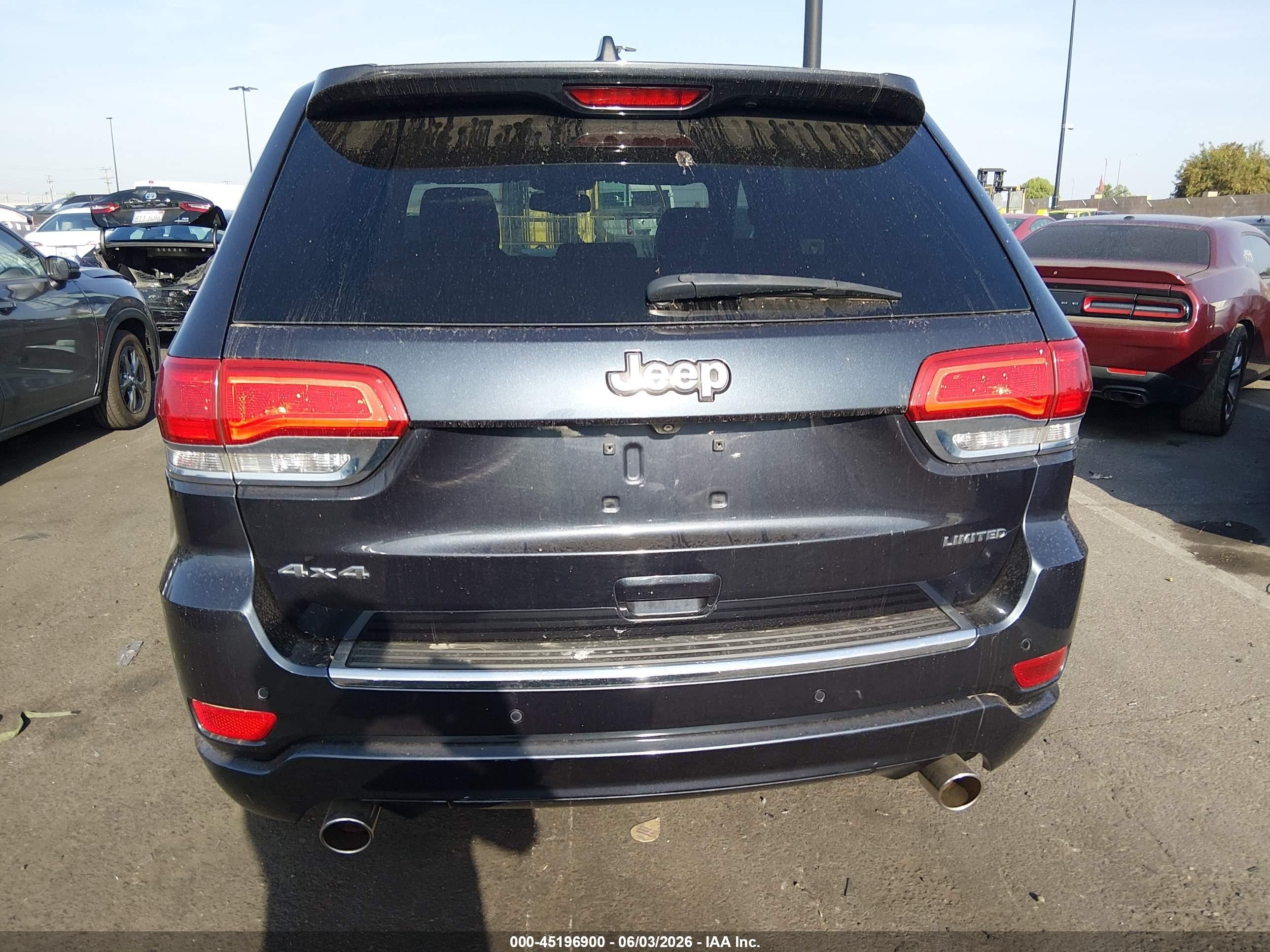 2014 Jeep Grand Cherokee Limited Black vin: 1C4RJFBG4EC219549