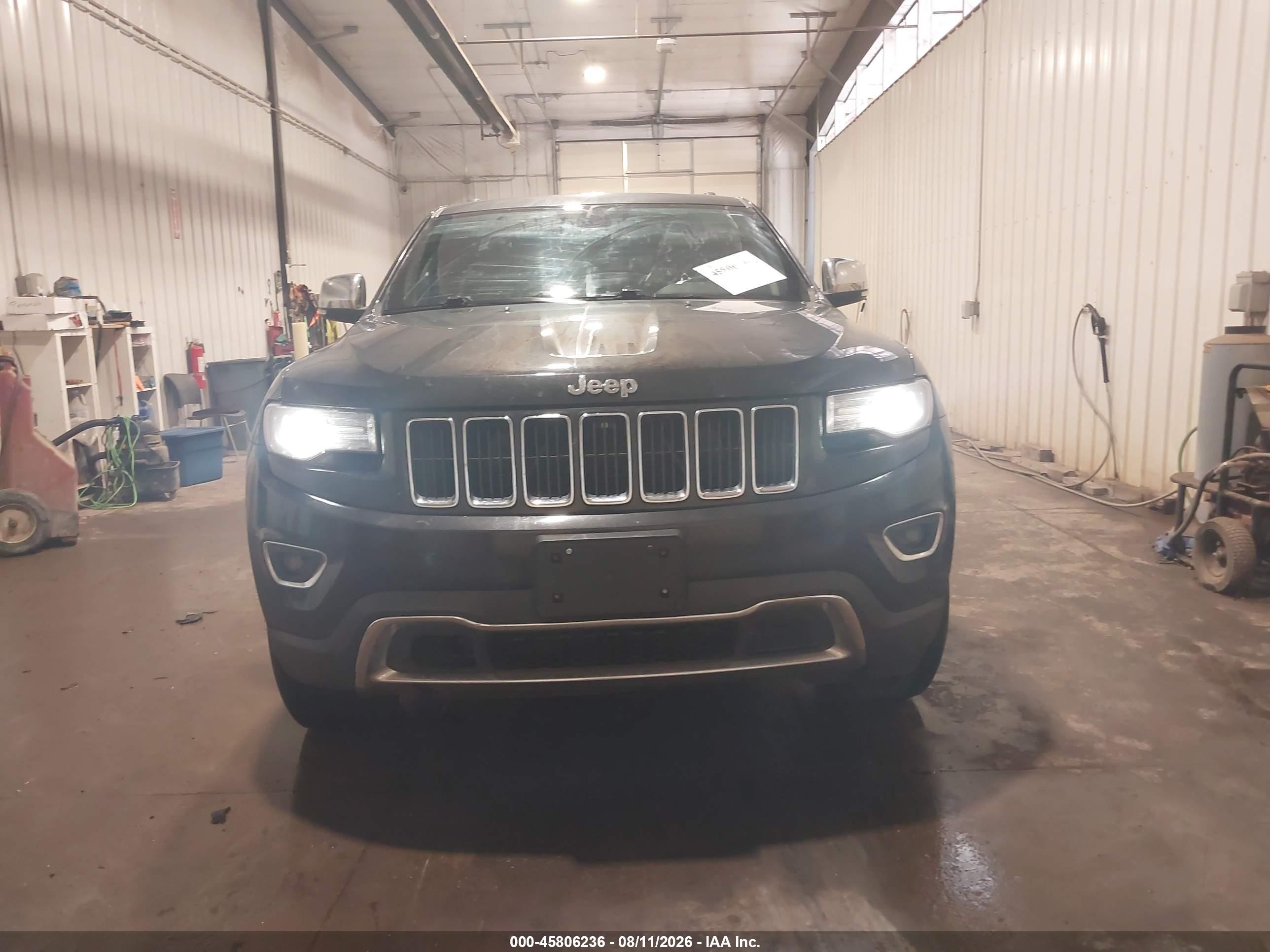 2014 Jeep Grand Cherokee Limited Black vin: 1C4RJFBG4EC264118