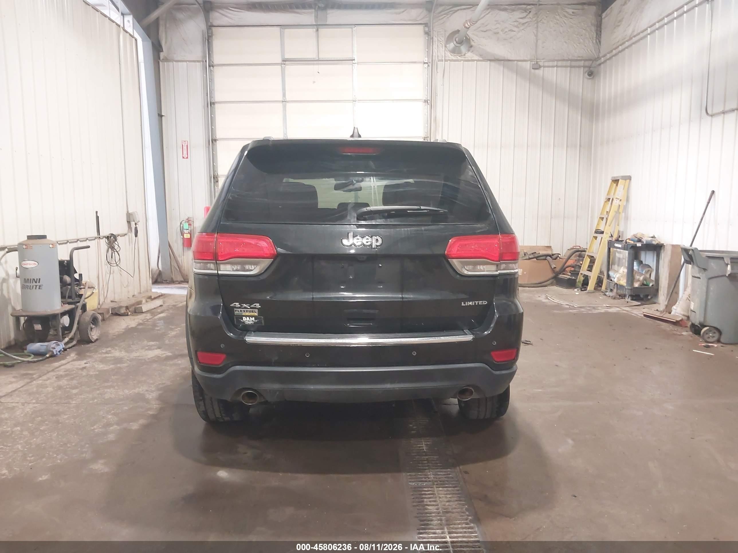 2014 Jeep Grand Cherokee Limited Black vin: 1C4RJFBG4EC264118