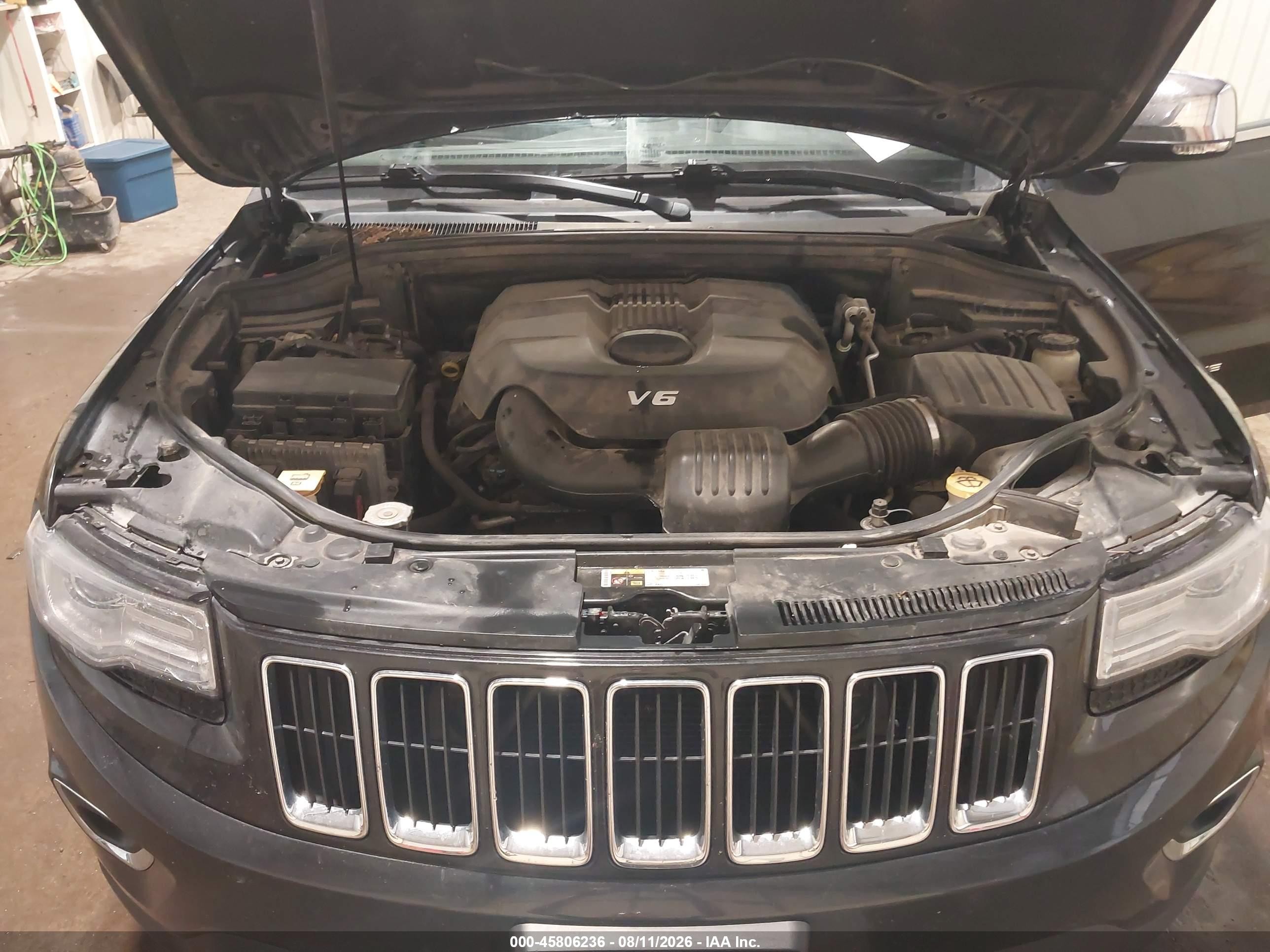 2014 Jeep Grand Cherokee Limited Black vin: 1C4RJFBG4EC264118