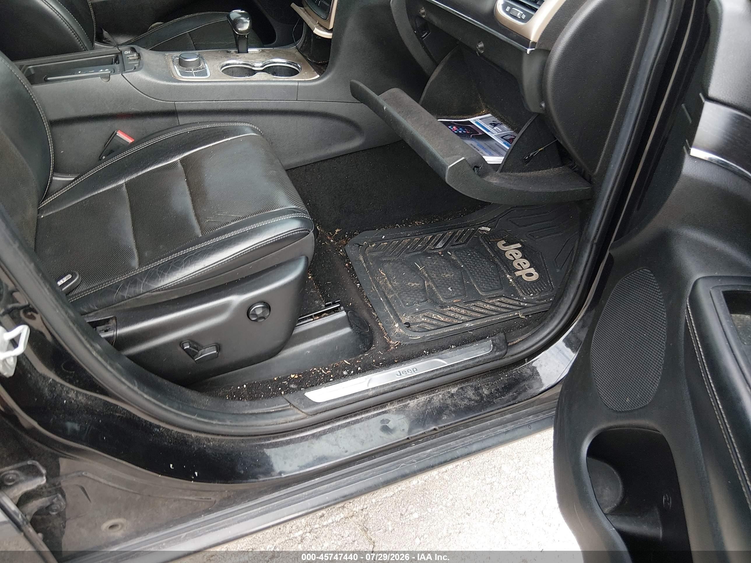 2014 Jeep Grand Cherokee Limited Черный vin: 1C4RJFBG4EC294445
