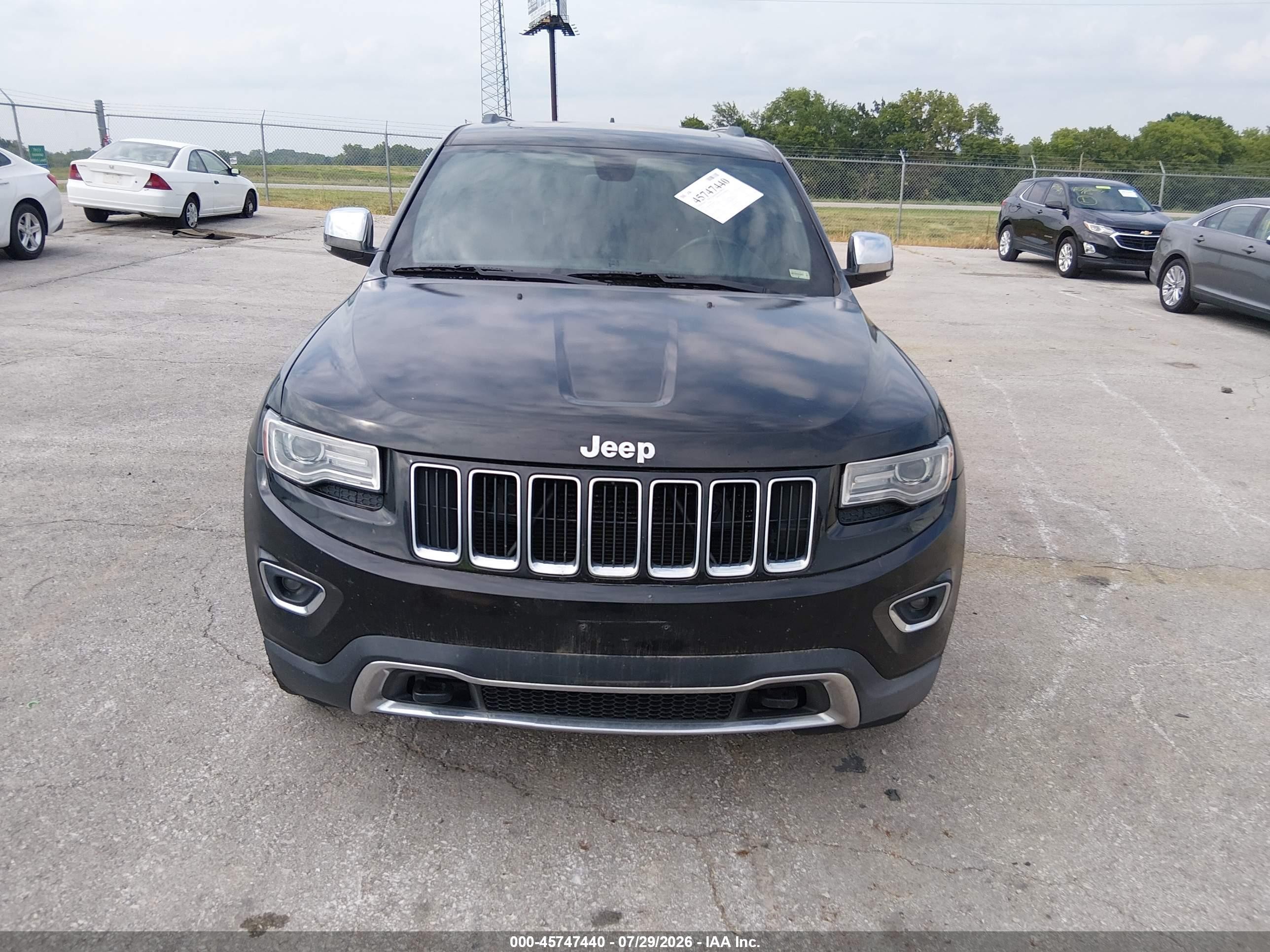 2014 Jeep Grand Cherokee Limited Черный vin: 1C4RJFBG4EC294445