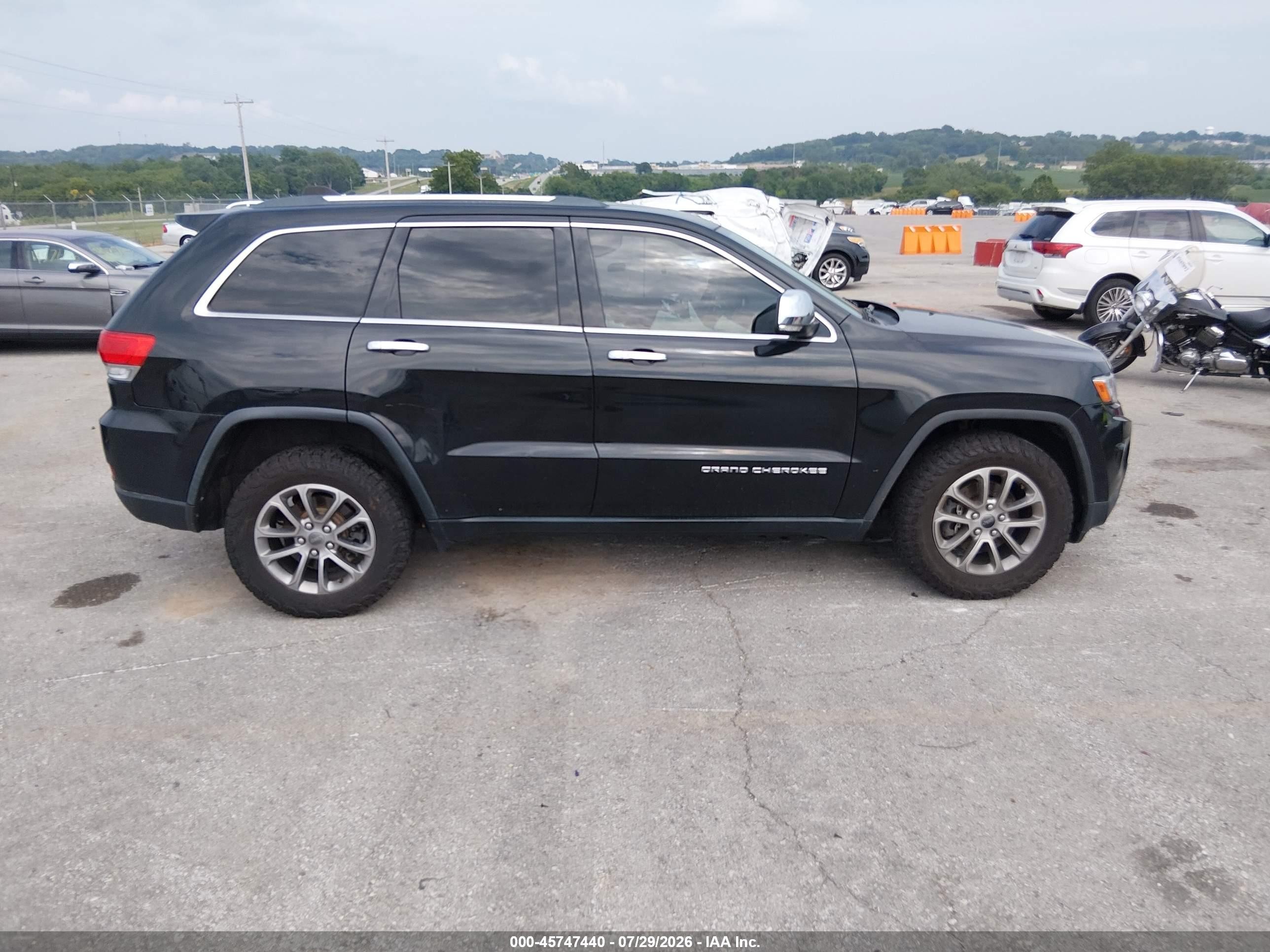 2014 Jeep Grand Cherokee Limited Черный vin: 1C4RJFBG4EC294445