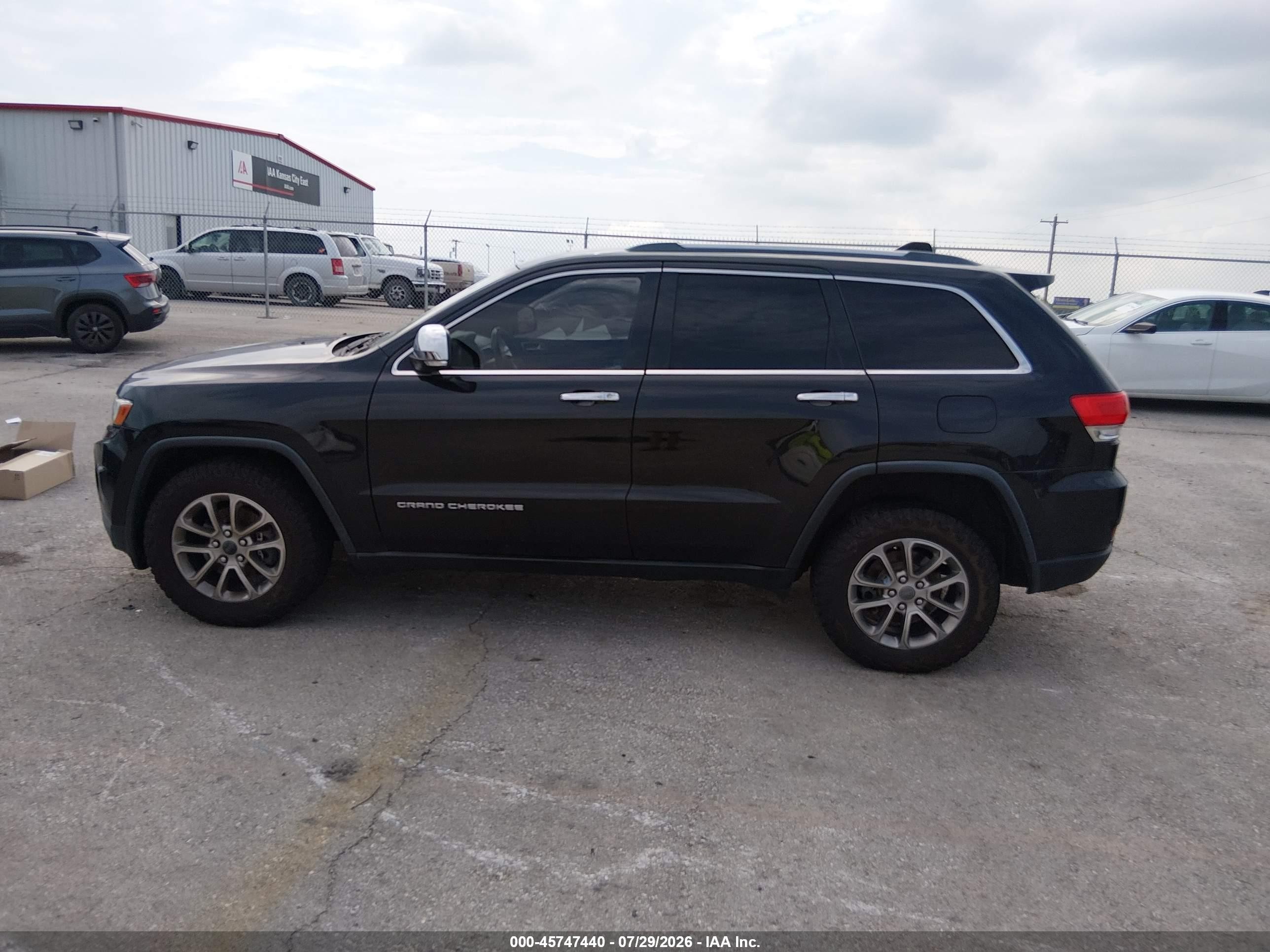 2014 Jeep Grand Cherokee Limited Черный vin: 1C4RJFBG4EC294445