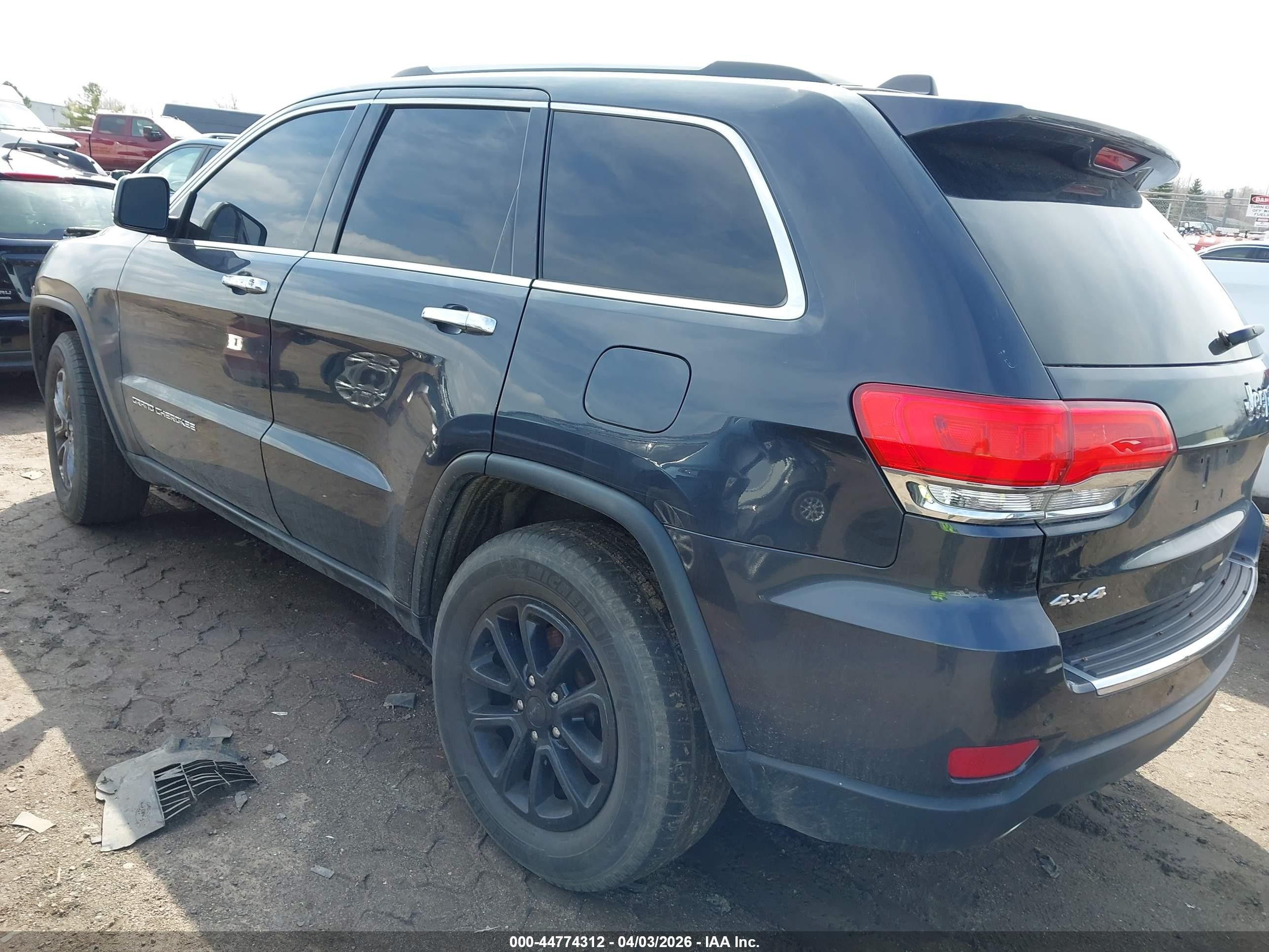 2014 Jeep Grand Cherokee Limited Синий vin: 1C4RJFBG4EC325709