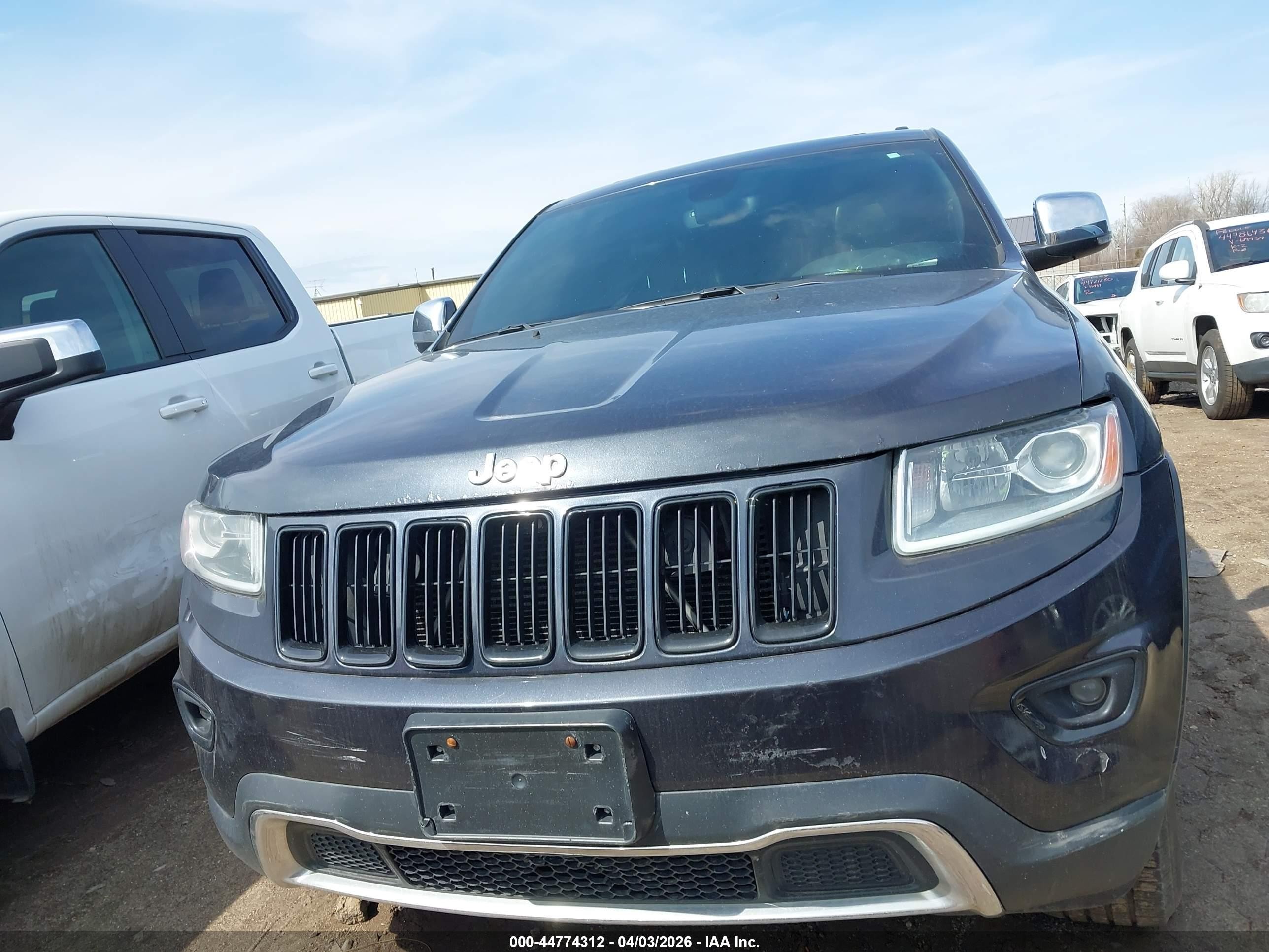 2014 Jeep Grand Cherokee Limited Синий vin: 1C4RJFBG4EC325709