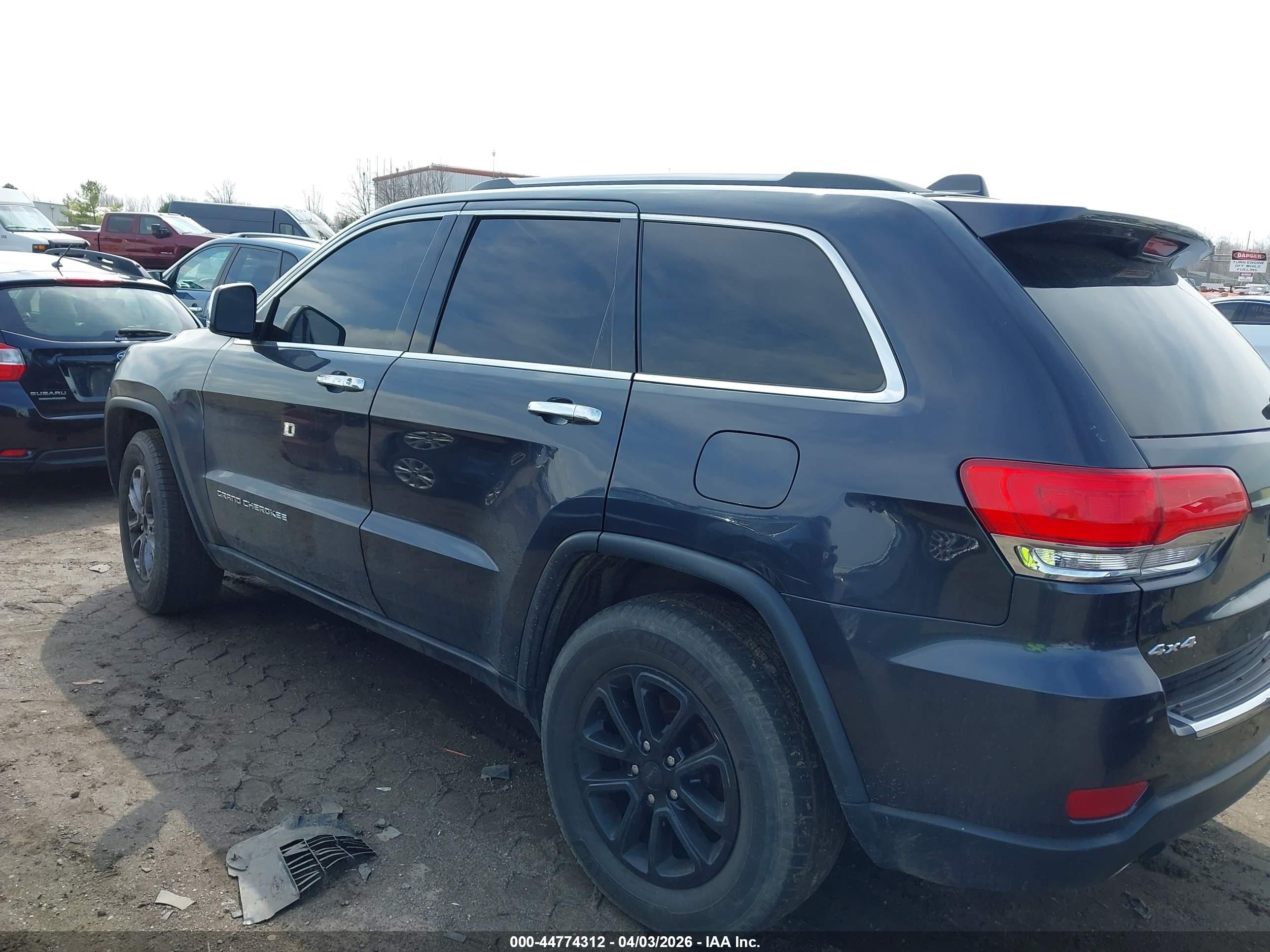2014 Jeep Grand Cherokee Limited Синий vin: 1C4RJFBG4EC325709