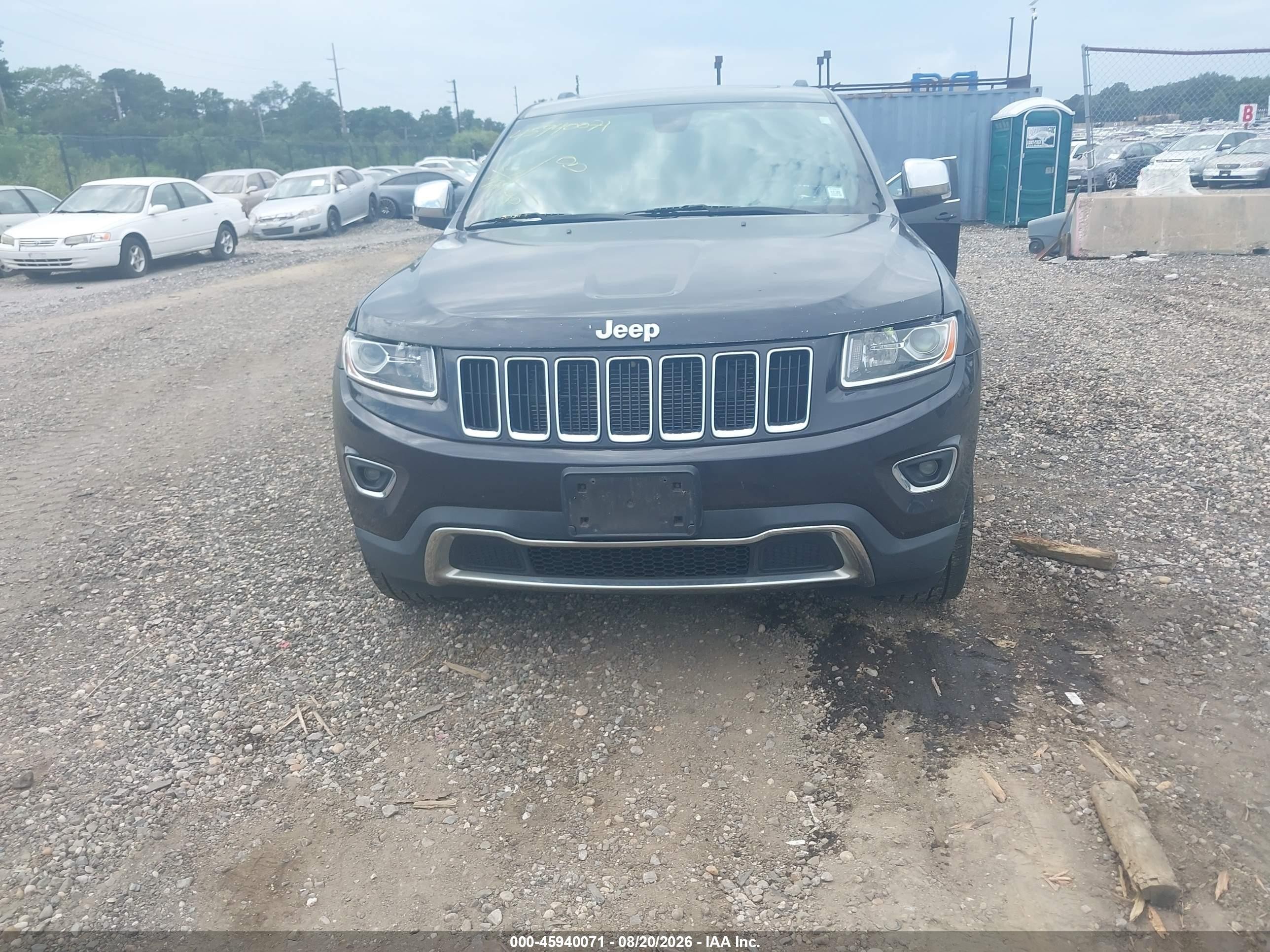 2014 Jeep Grand Cherokee Limited Gray vin: 1C4RJFBG4EC334538