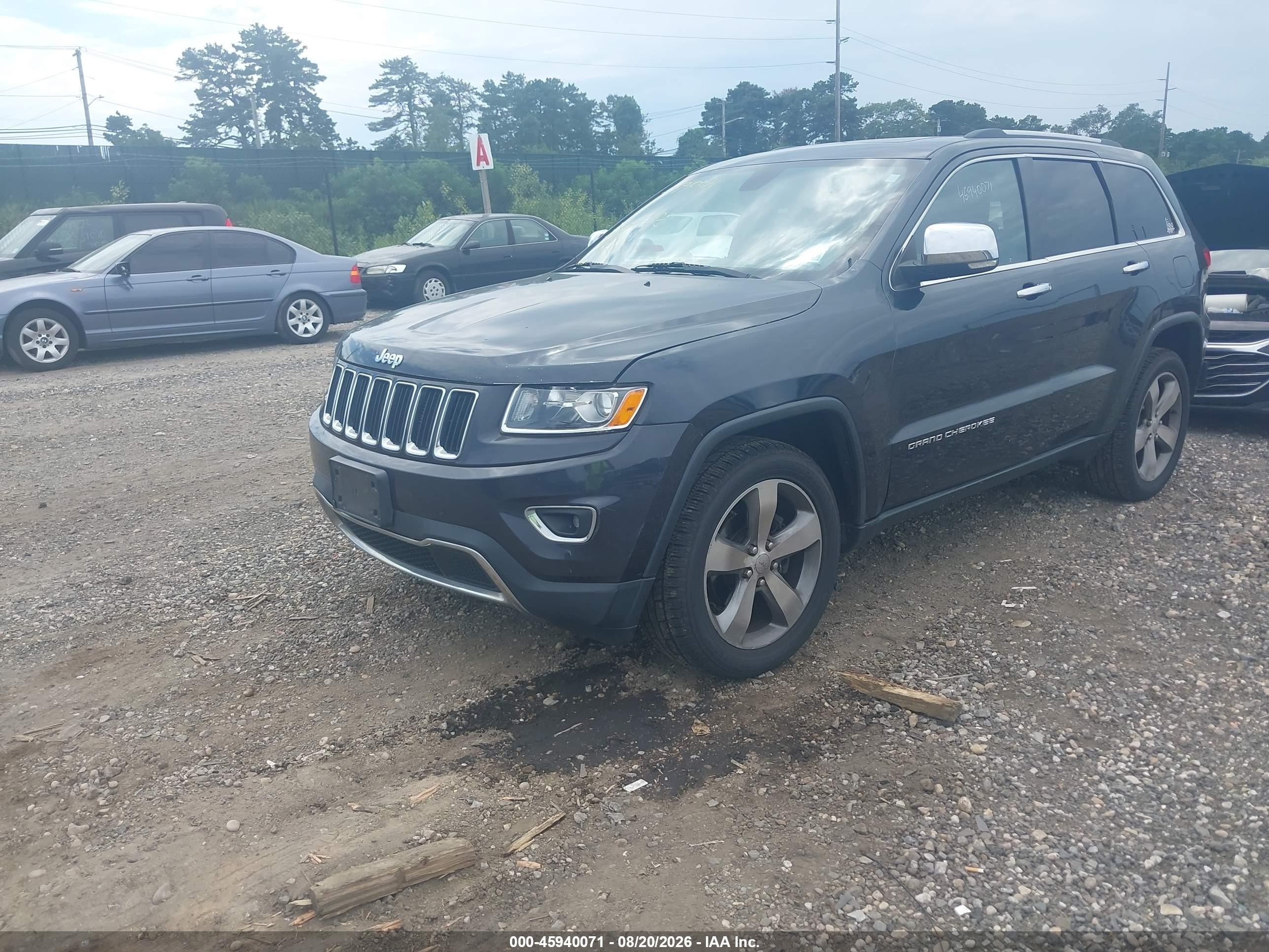 2014 Jeep Grand Cherokee Limited Gray vin: 1C4RJFBG4EC334538