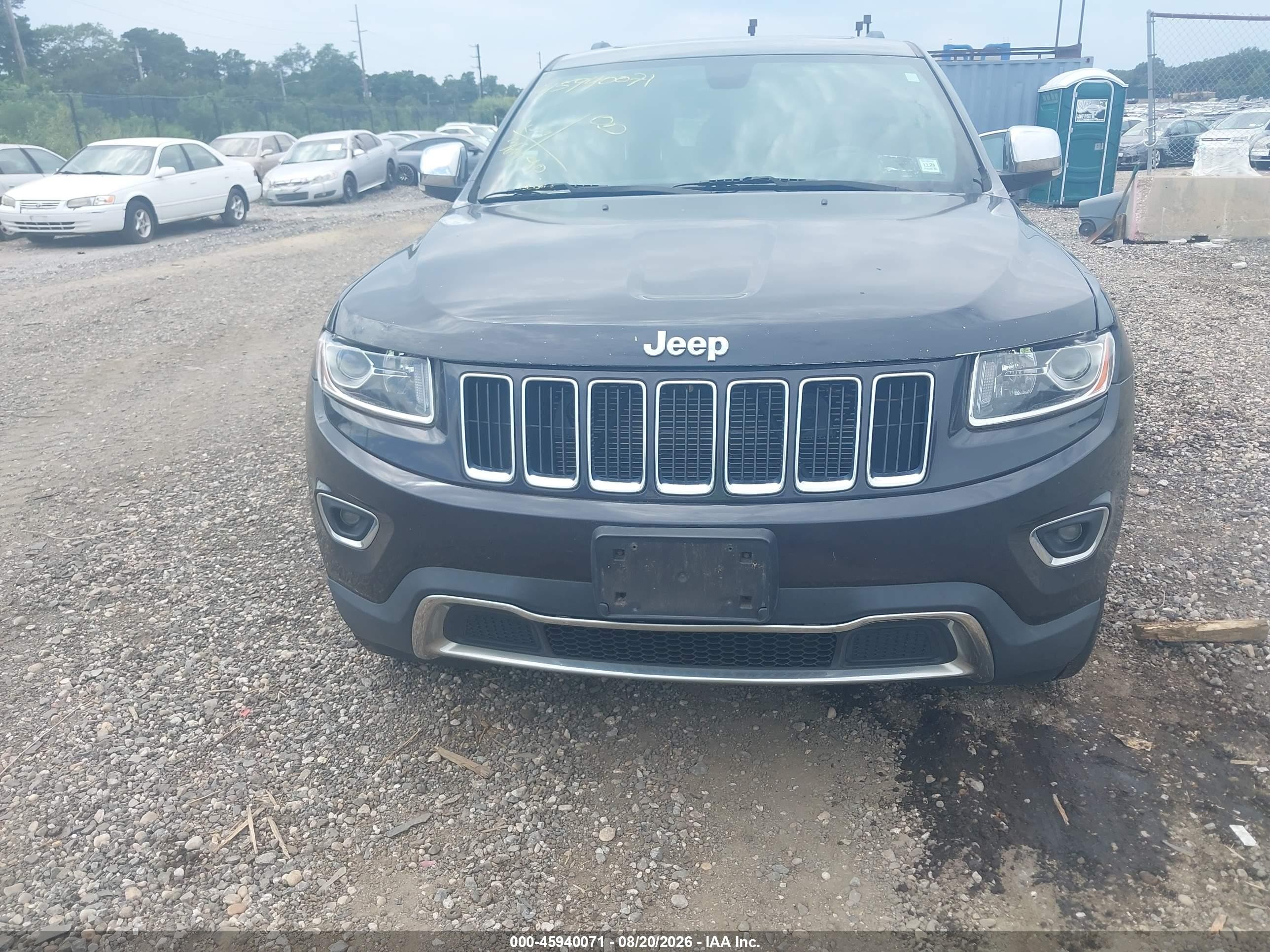 2014 Jeep Grand Cherokee Limited Gray vin: 1C4RJFBG4EC334538