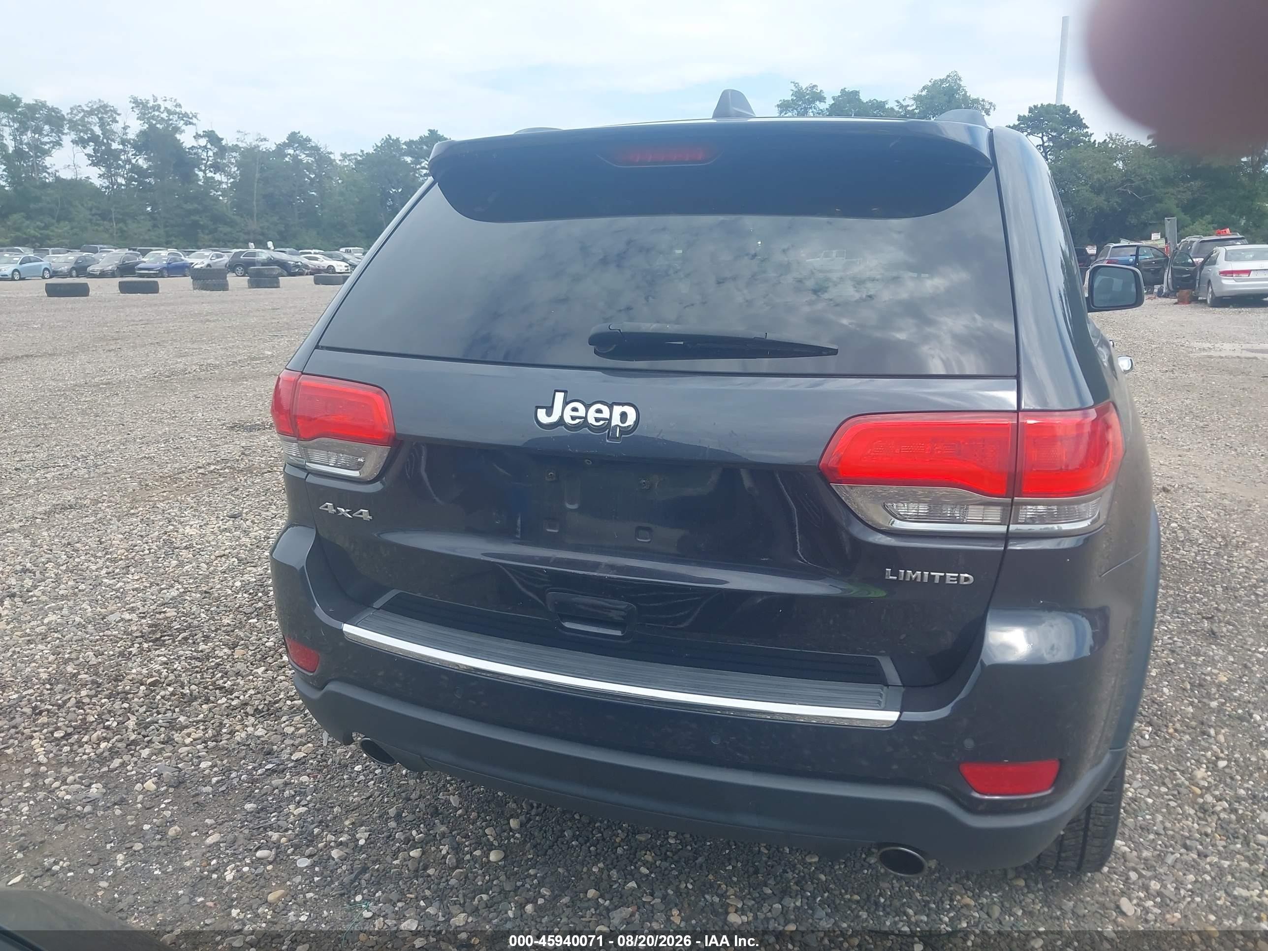 2014 Jeep Grand Cherokee Limited Gray vin: 1C4RJFBG4EC334538