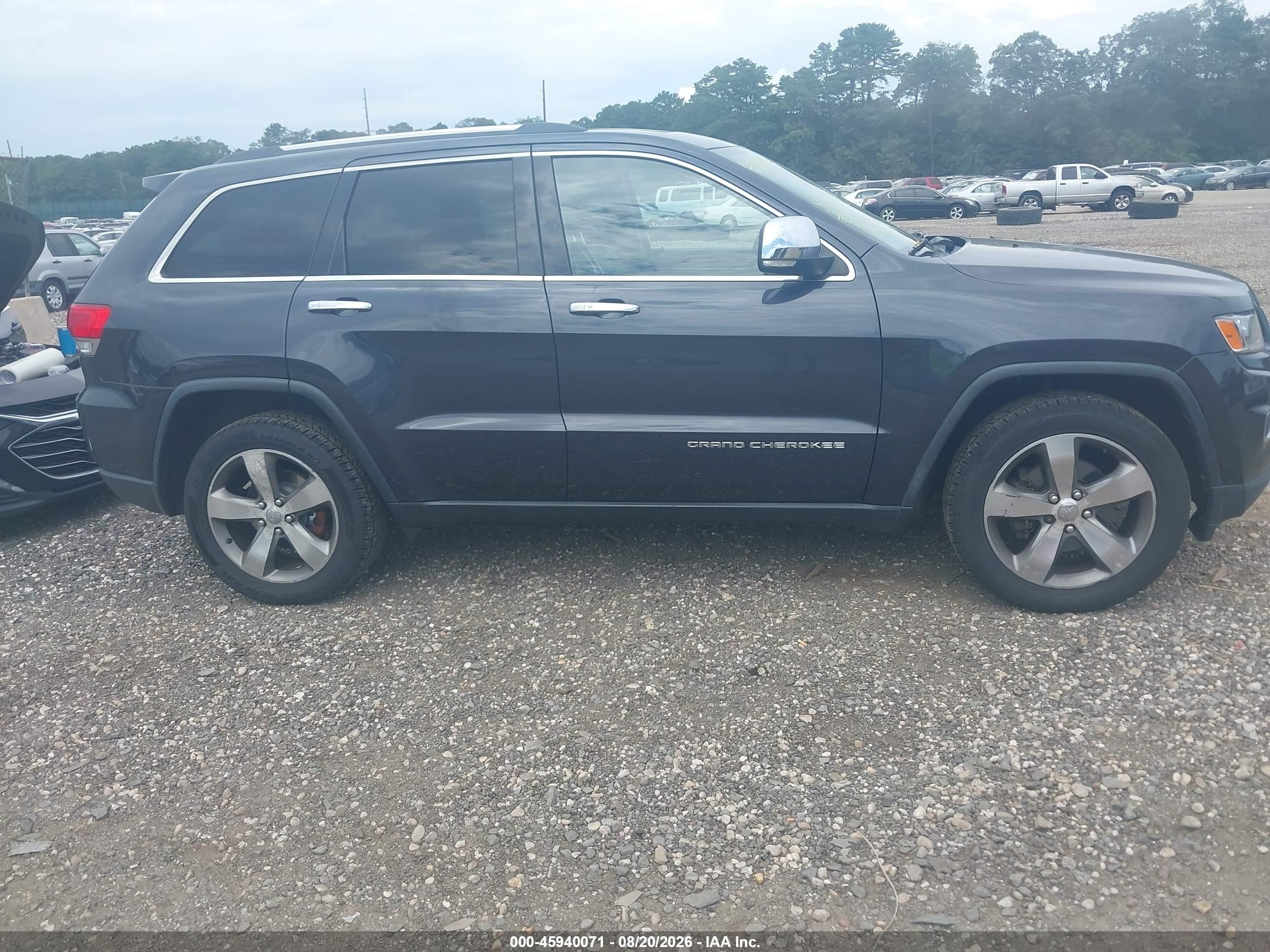 2014 Jeep Grand Cherokee Limited Gray vin: 1C4RJFBG4EC334538