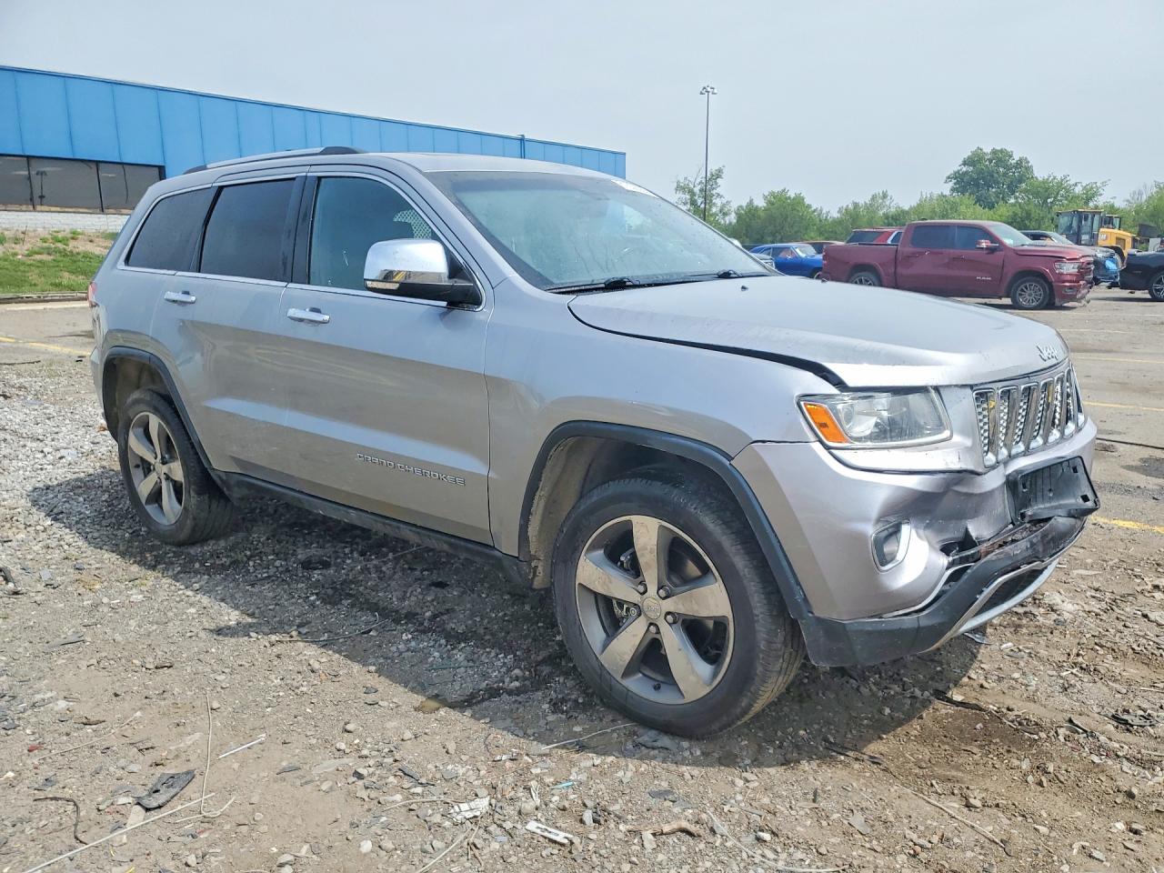 2014 Jeep Grand Cherokee Limited Серебряный vin: 1C4RJFBG4EC335057