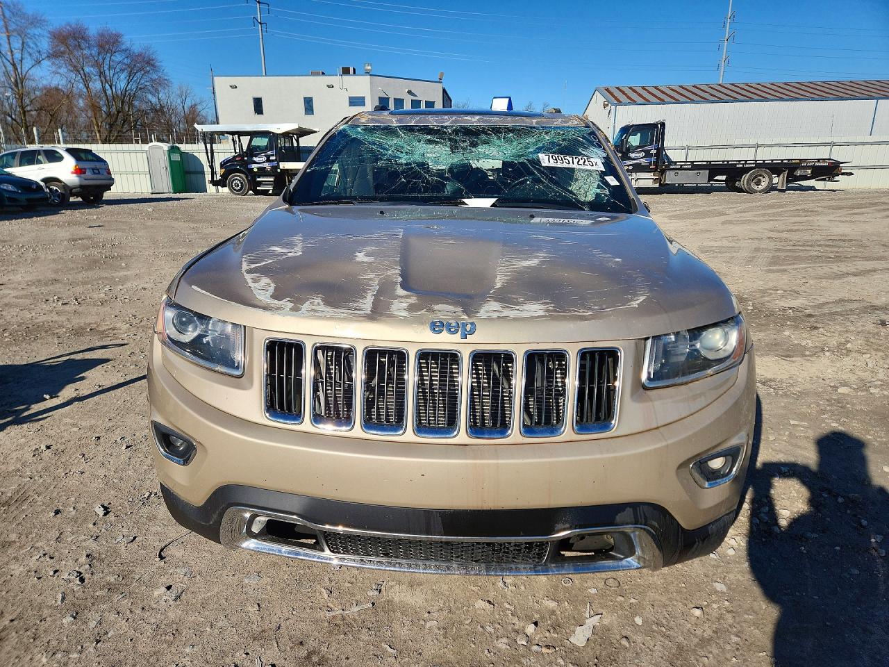 2014 Jeep Grand Cherokee Limited Beige vin: 1C4RJFBG4EC335866