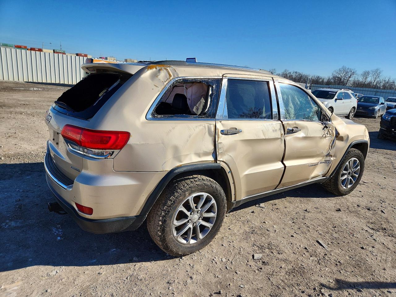 2014 Jeep Grand Cherokee Limited Beige vin: 1C4RJFBG4EC335866