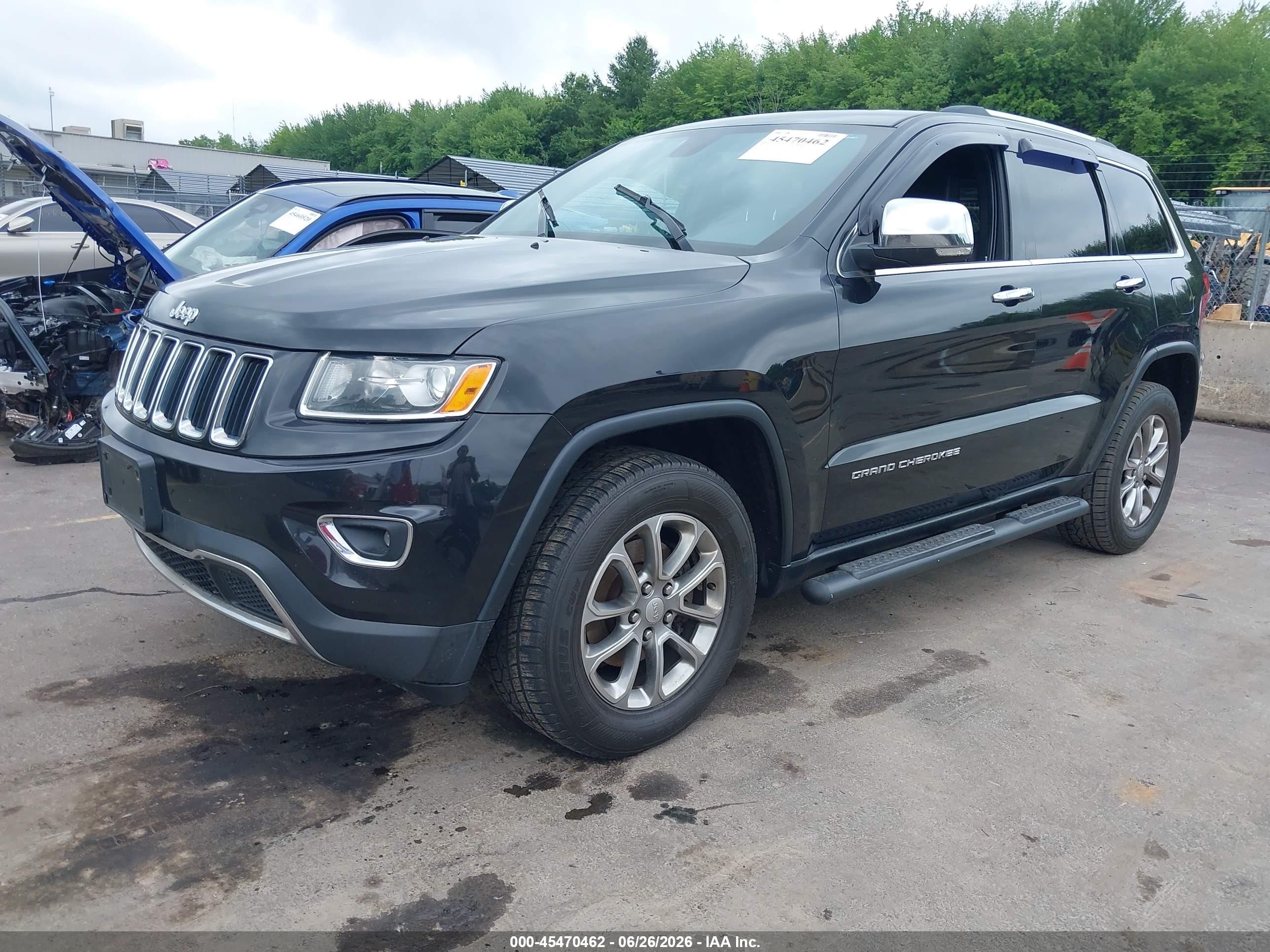 2014 Jeep Grand Cherokee Limited Черный vin: 1C4RJFBG4EC366521