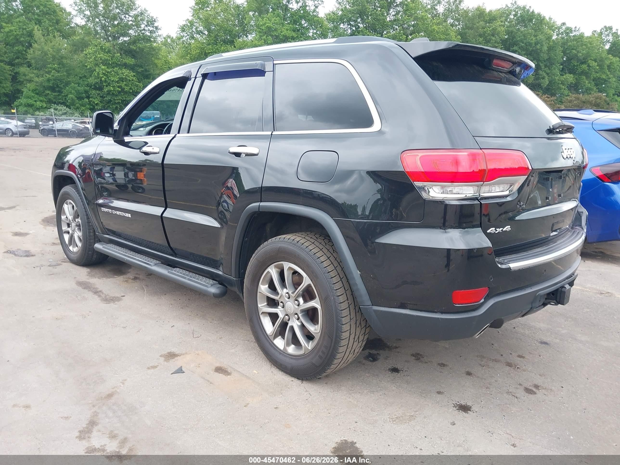 2014 Jeep Grand Cherokee Limited Черный vin: 1C4RJFBG4EC366521