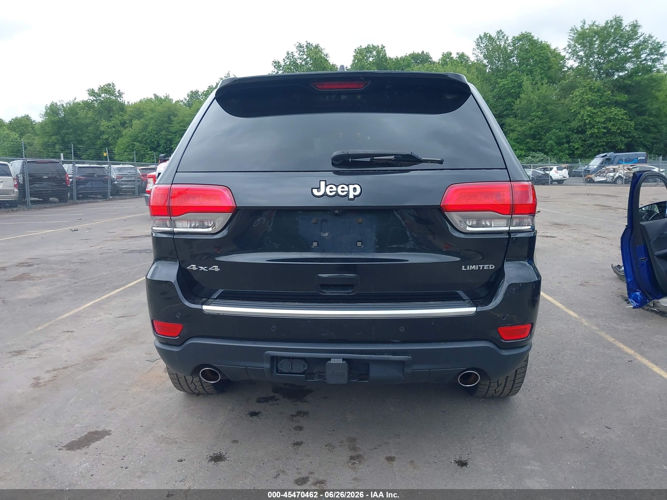 2014 Jeep Grand Cherokee Limited Черный vin: 1C4RJFBG4EC366521