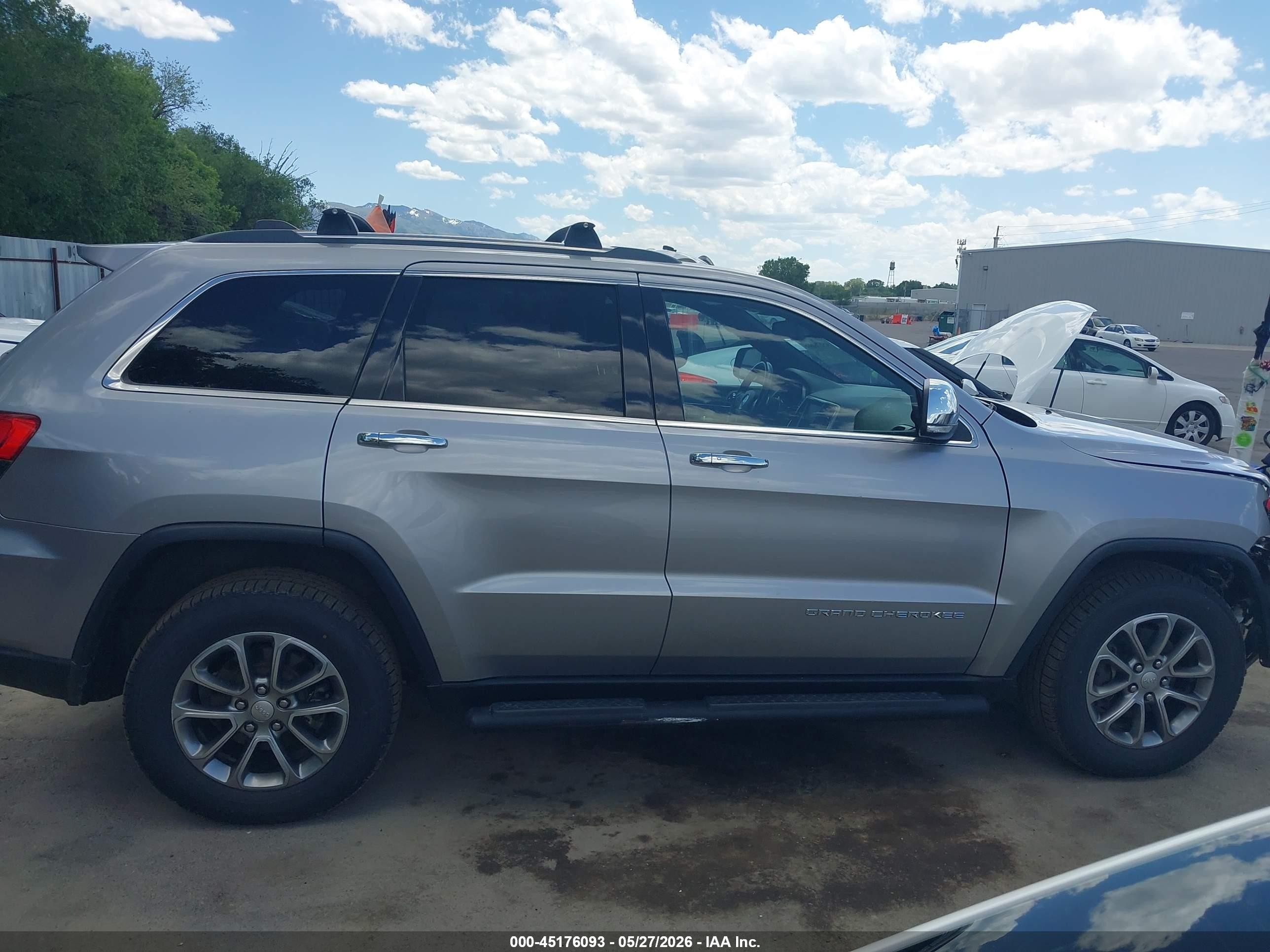 2014 Jeep Grand Cherokee Limited Серебряный vin: 1C4RJFBG4EC377146