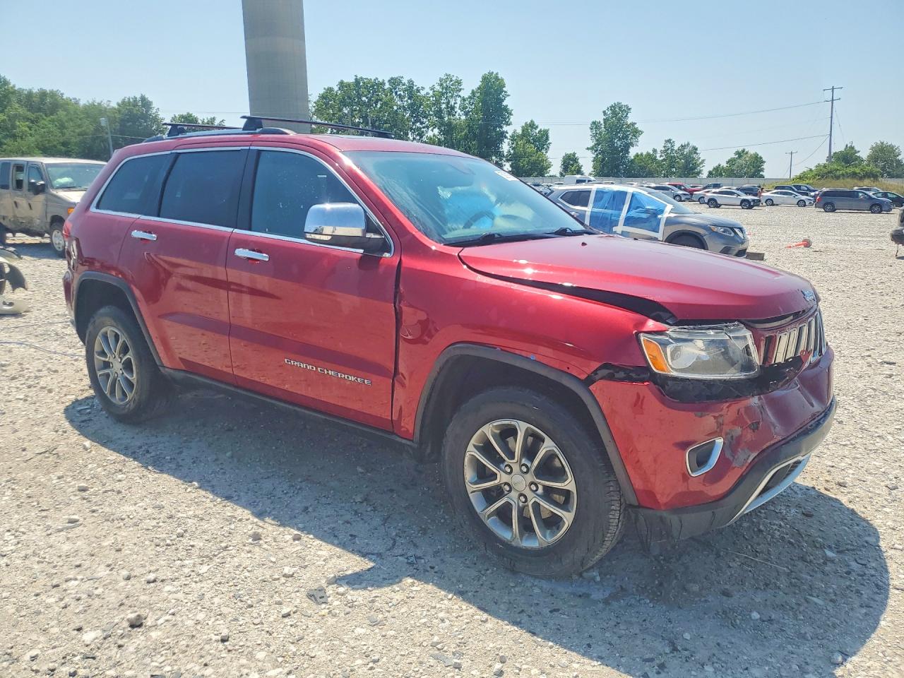 2014 Jeep Grand Cherokee Limited Burgundy vin: 1C4RJFBG4EC379365