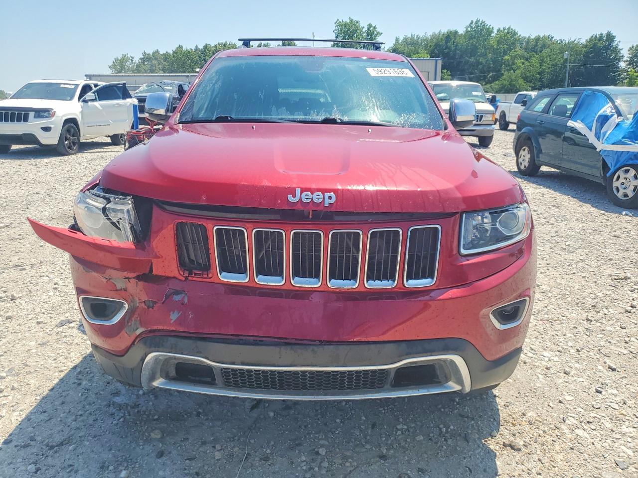 2014 Jeep Grand Cherokee Limited Burgundy vin: 1C4RJFBG4EC379365