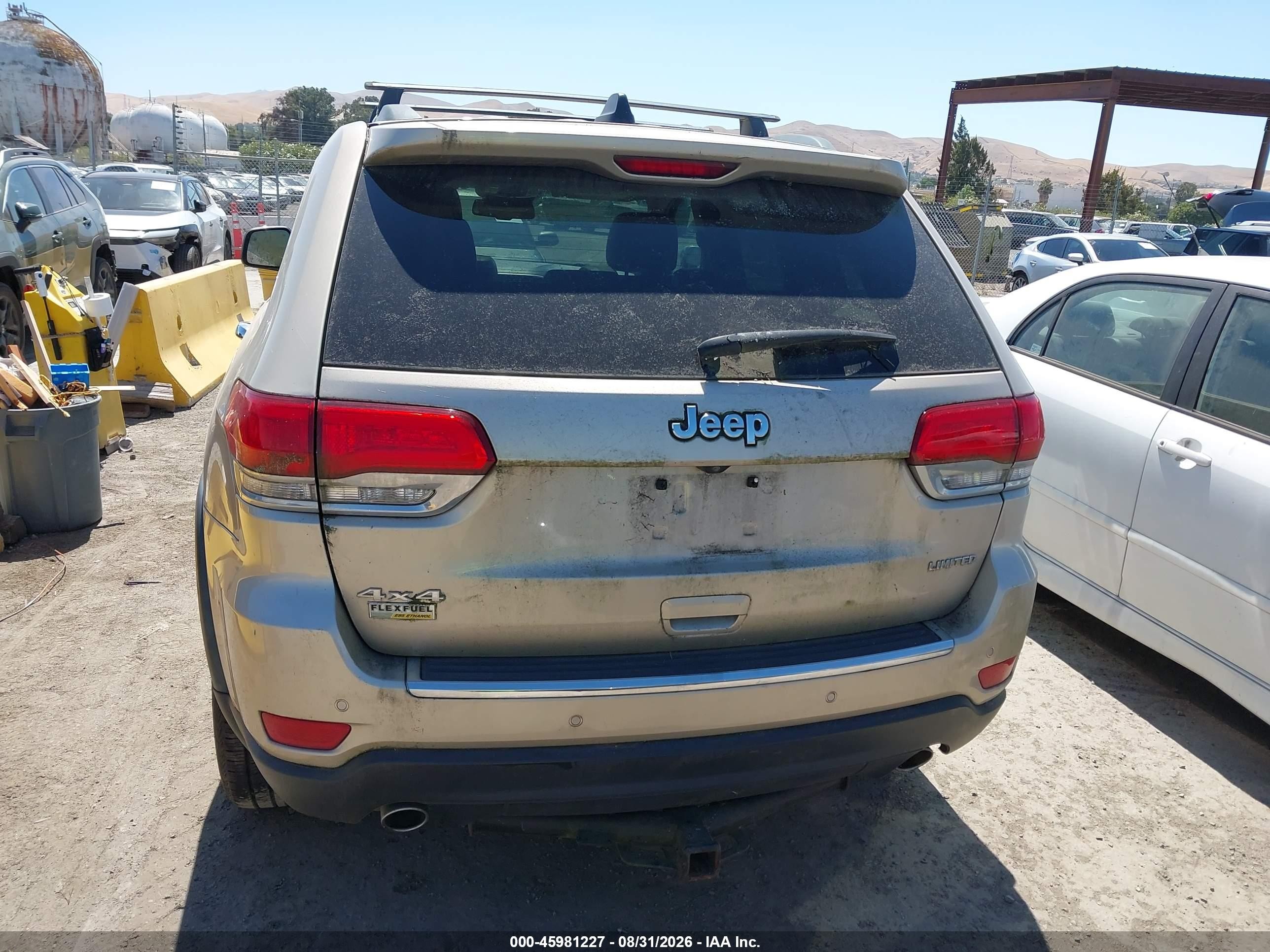 2014 Jeep Grand Cherokee Limited Beige vin: 1C4RJFBG4EC388387