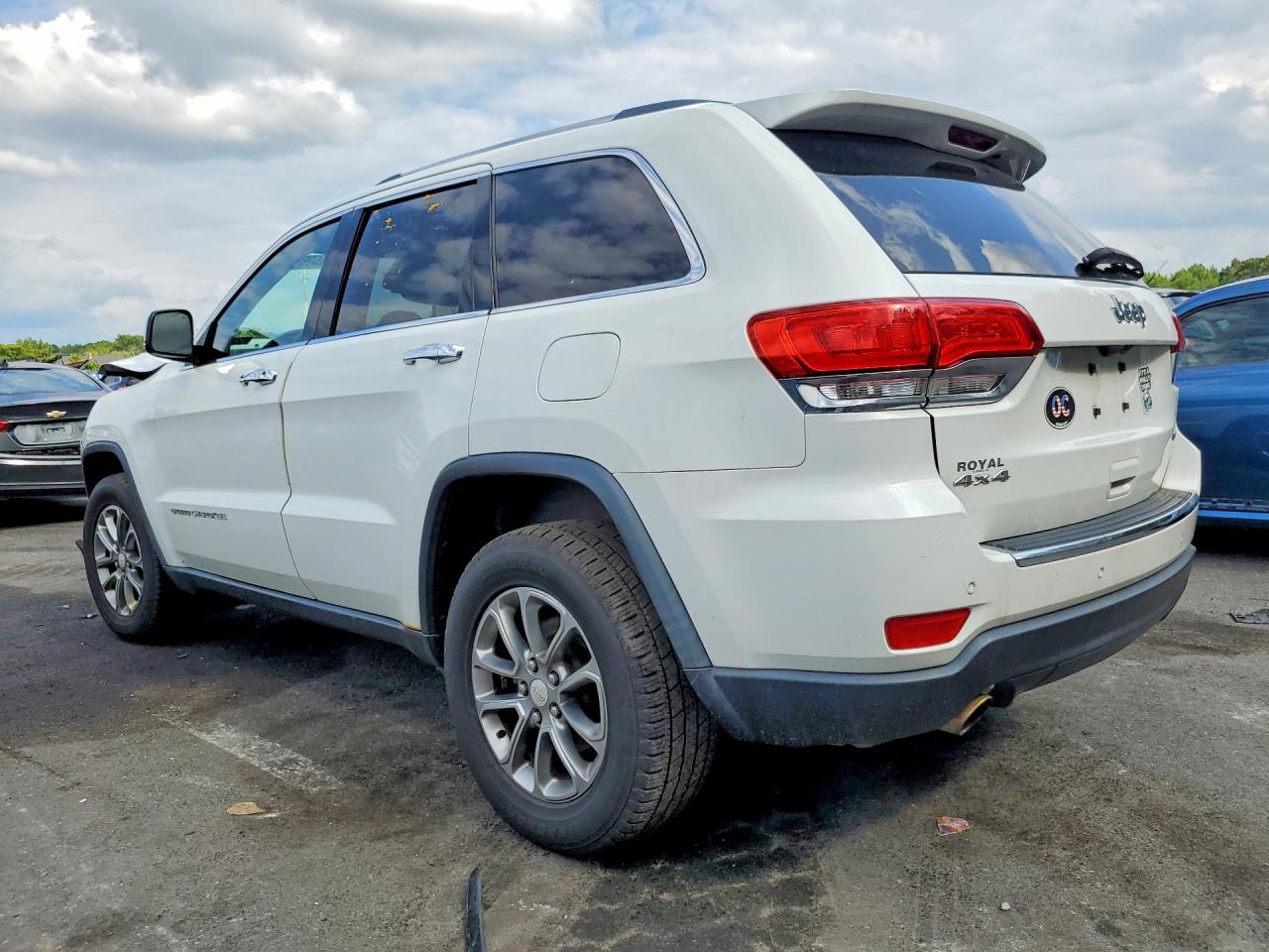 2014 Jeep Grand Cherokee Limited White vin: 1C4RJFBG4EC423249