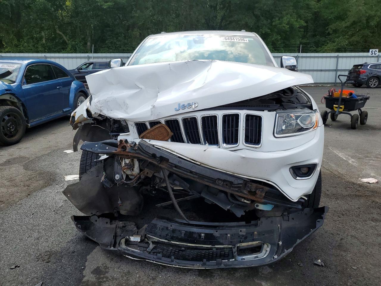 2014 Jeep Grand Cherokee Limited White vin: 1C4RJFBG4EC423249