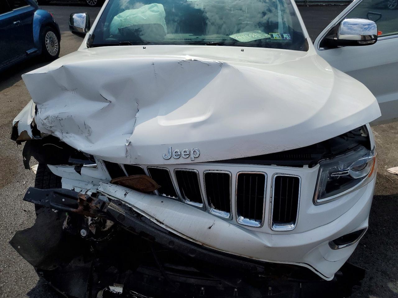 2014 Jeep Grand Cherokee Limited White vin: 1C4RJFBG4EC423249