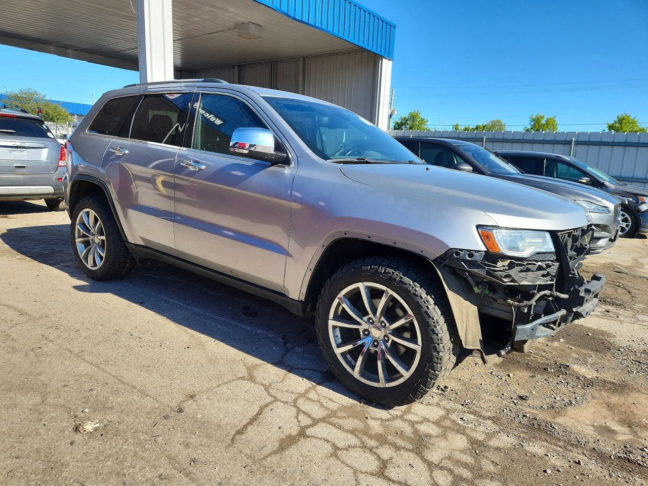 2014 Jeep Grand Cherokee Limited Silver vin: 1C4RJFBG4EC425986