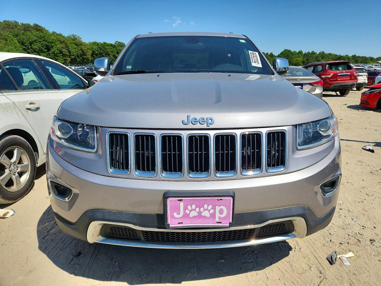2014 Jeep Grand Cherokee Limited Silver vin: 1C4RJFBG4EC439886