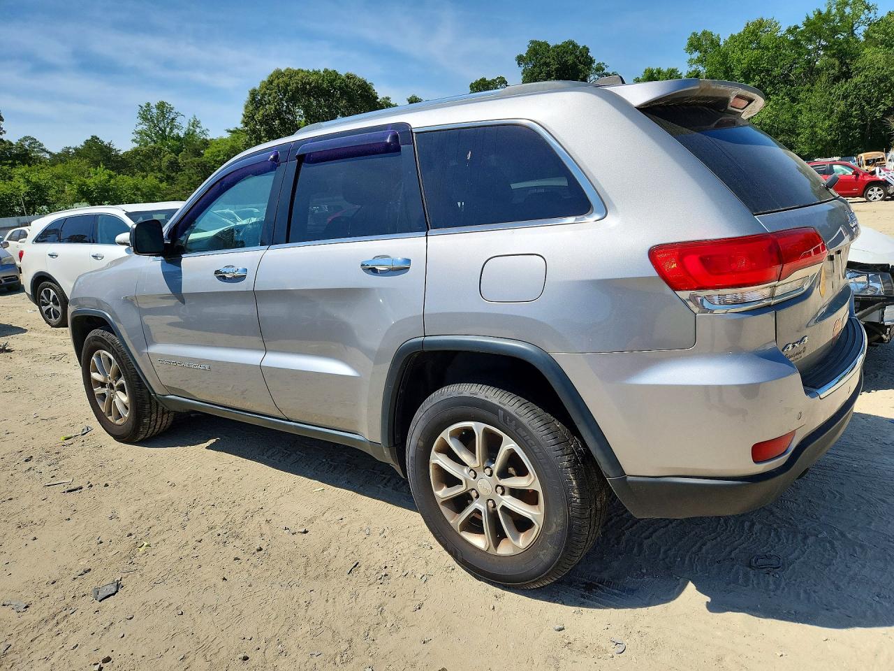 2014 Jeep Grand Cherokee Limited Silver vin: 1C4RJFBG4EC439886