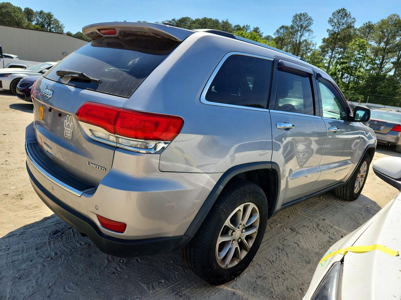 2014 Jeep Grand Cherokee Limited Silver vin: 1C4RJFBG4EC439886