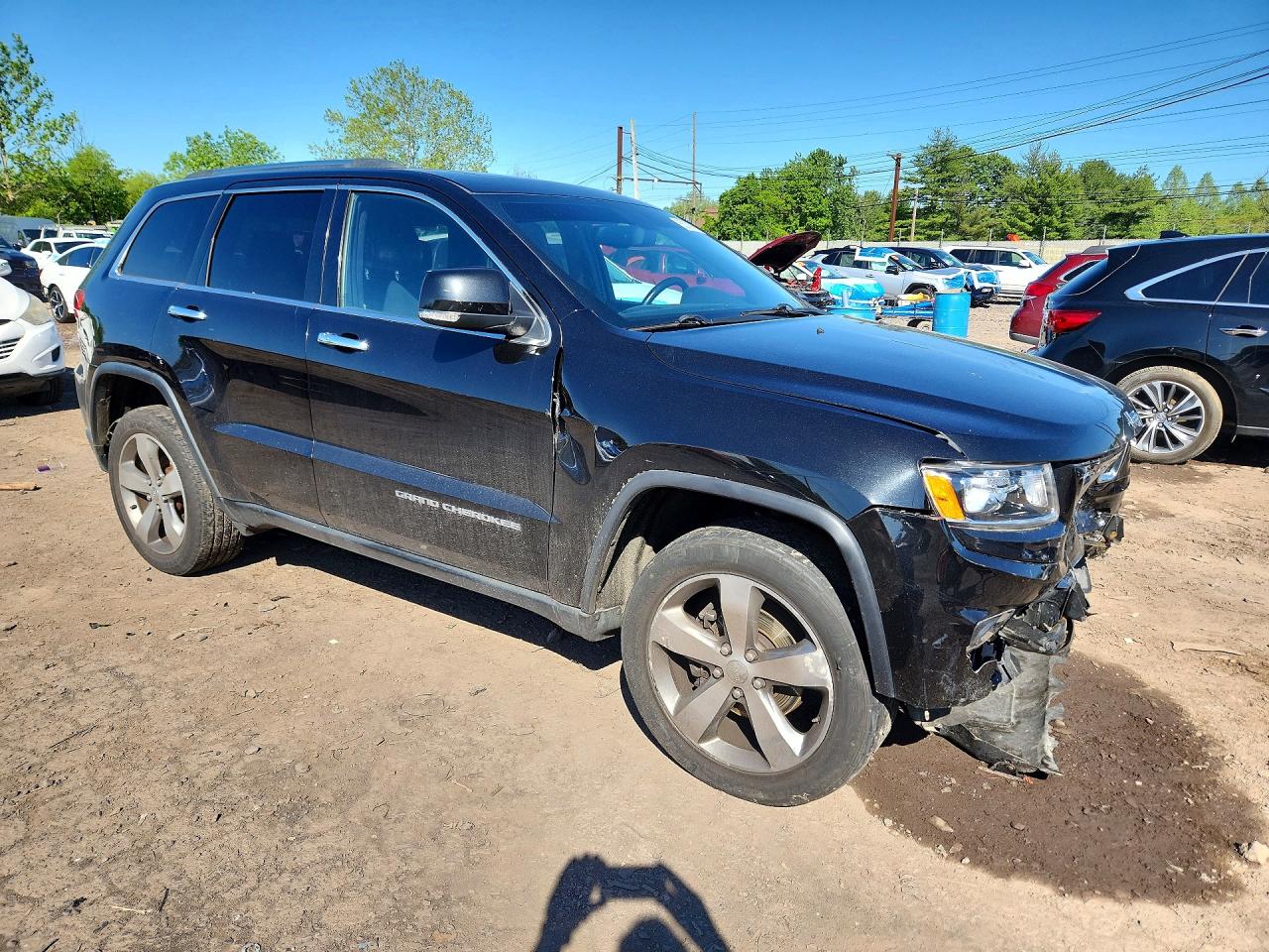 2014 Jeep Grand Cherokee Limited Черный vin: 1C4RJFBG4EC447227