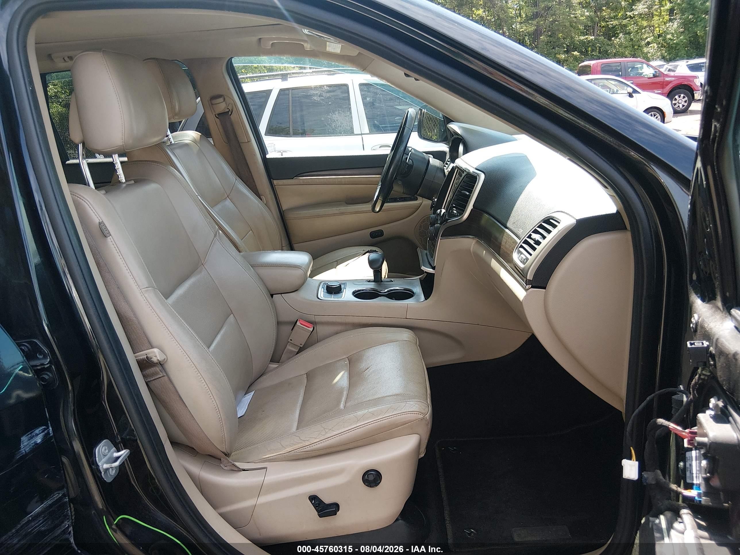 2014 Jeep Grand Cherokee Limited Black vin: 1C4RJFBG4EC457854
