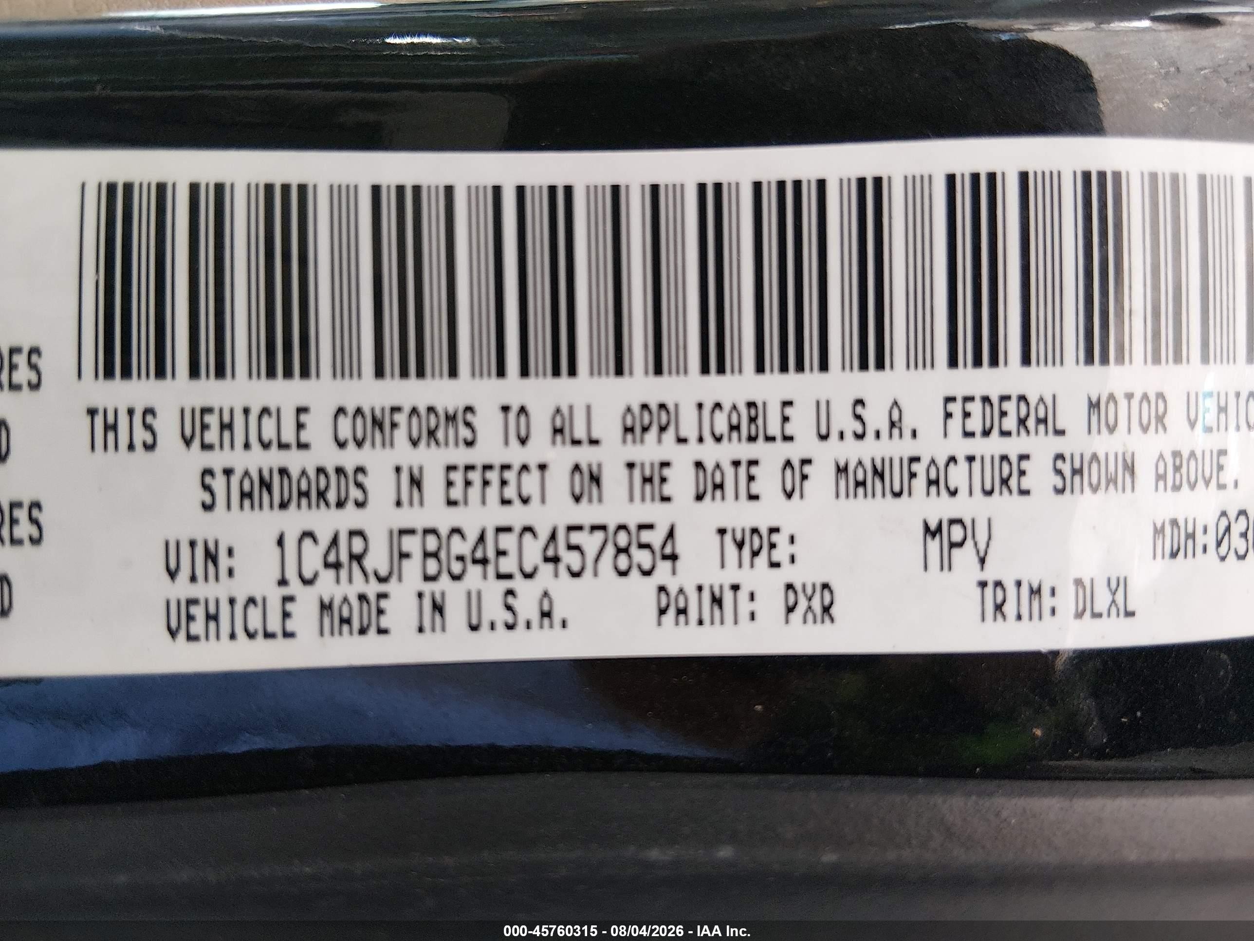 2014 Jeep Grand Cherokee Limited Black vin: 1C4RJFBG4EC457854