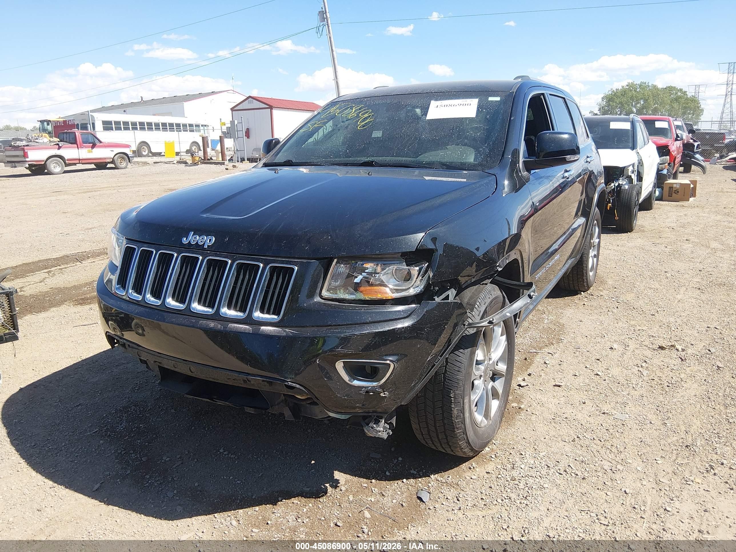 2014 Jeep Grand Cherokee Limited Black vin: 1C4RJFBG4EC463055