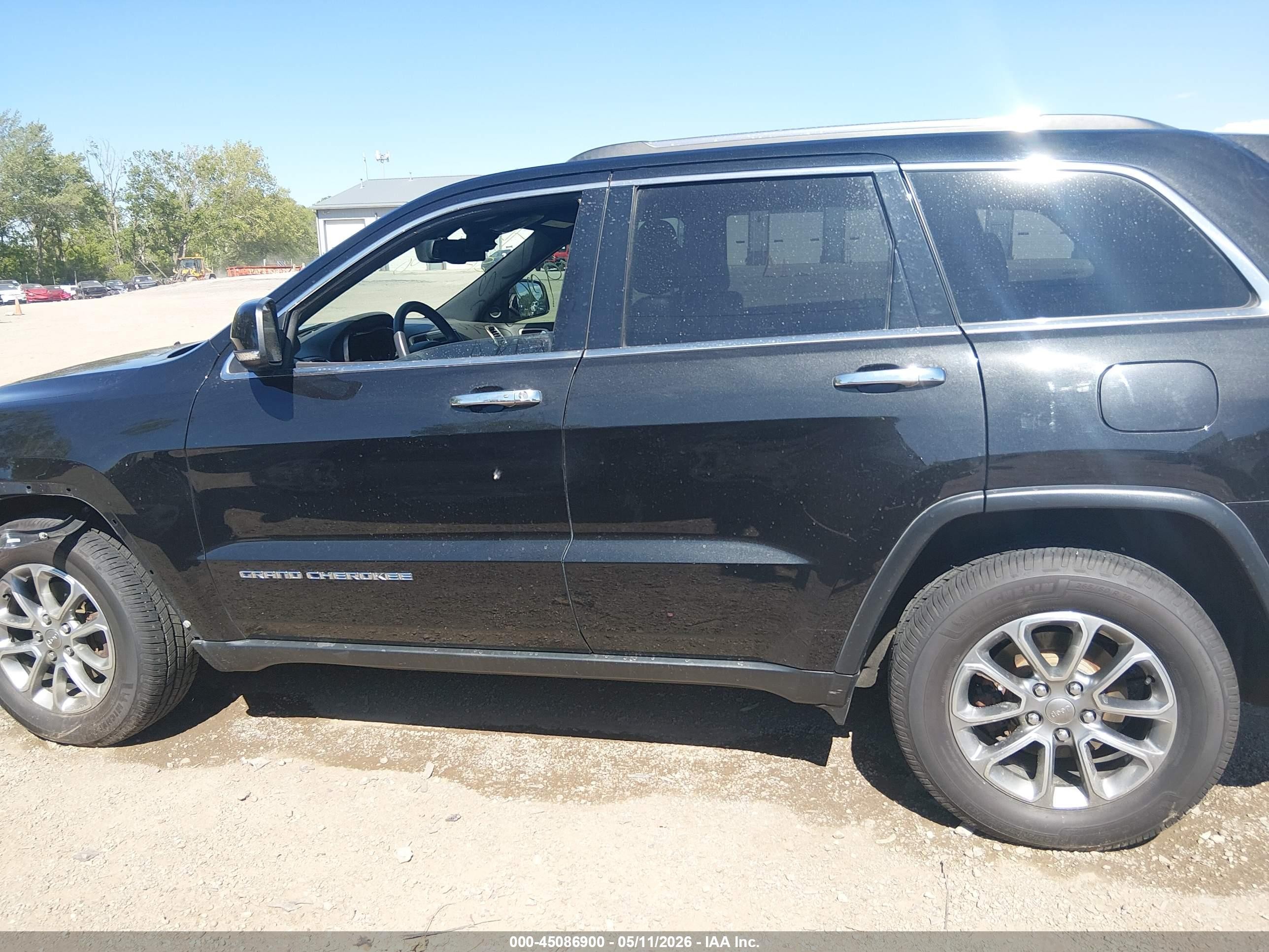 2014 Jeep Grand Cherokee Limited Black vin: 1C4RJFBG4EC463055