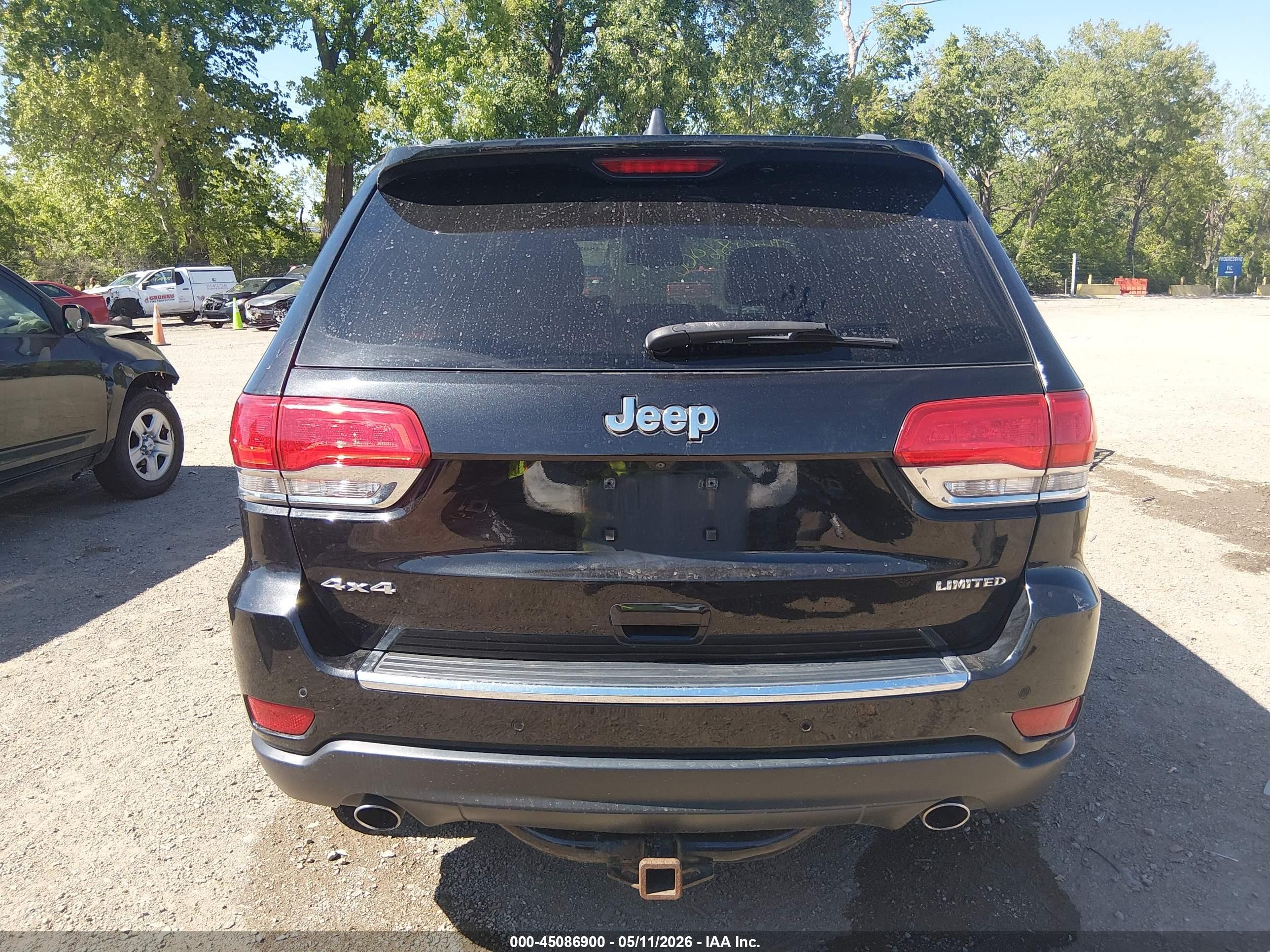 2014 Jeep Grand Cherokee Limited Black vin: 1C4RJFBG4EC463055