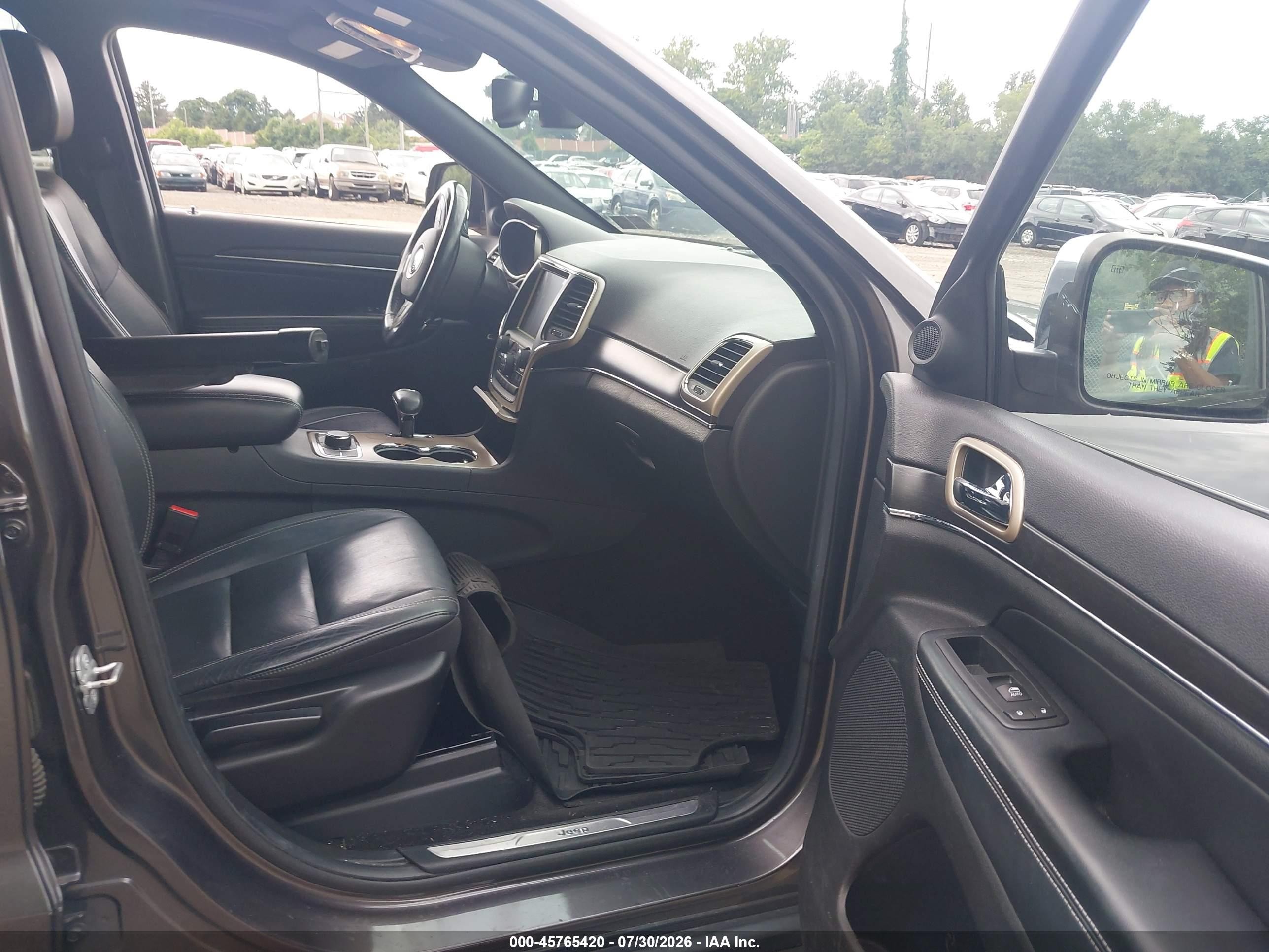 2014 Jeep Grand Cherokee Limited Серый vin: 1C4RJFBG4EC496671